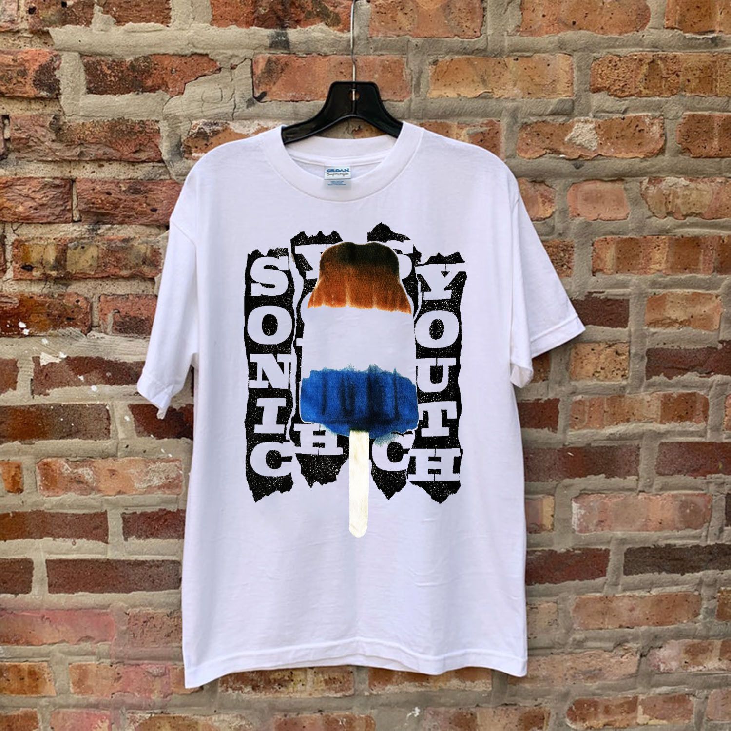 Band Tees × Gildan × Vintage Sonic Youth Bomb Pop Ice Cream 1991