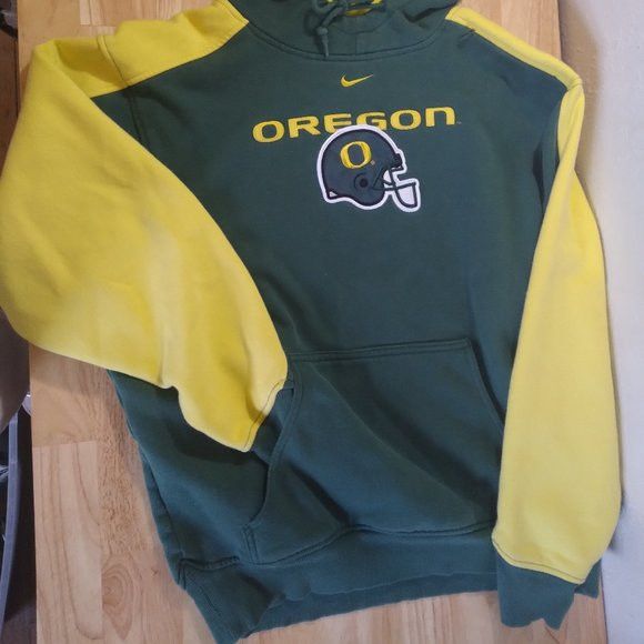 NCAA Vintage Nike Center Swoosh U of Oregon Ducks Hoodie Size US M / EU 48-50 / 2 - 2 Thumbnail
