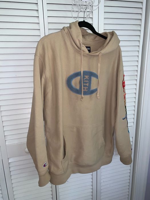 Kith Kith x Champion Sand Hoodie Grailed