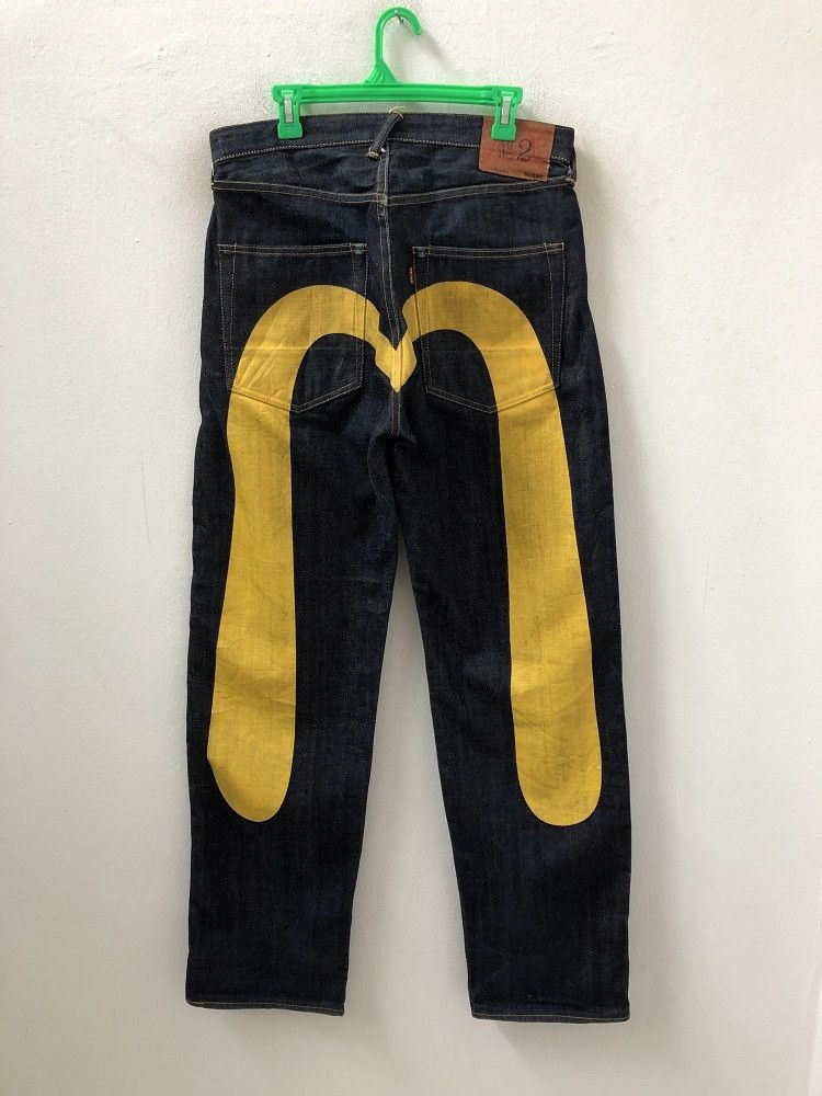 Evisu Vintage Evisu Made in Japan Yellow Painter Selvedge Denim 