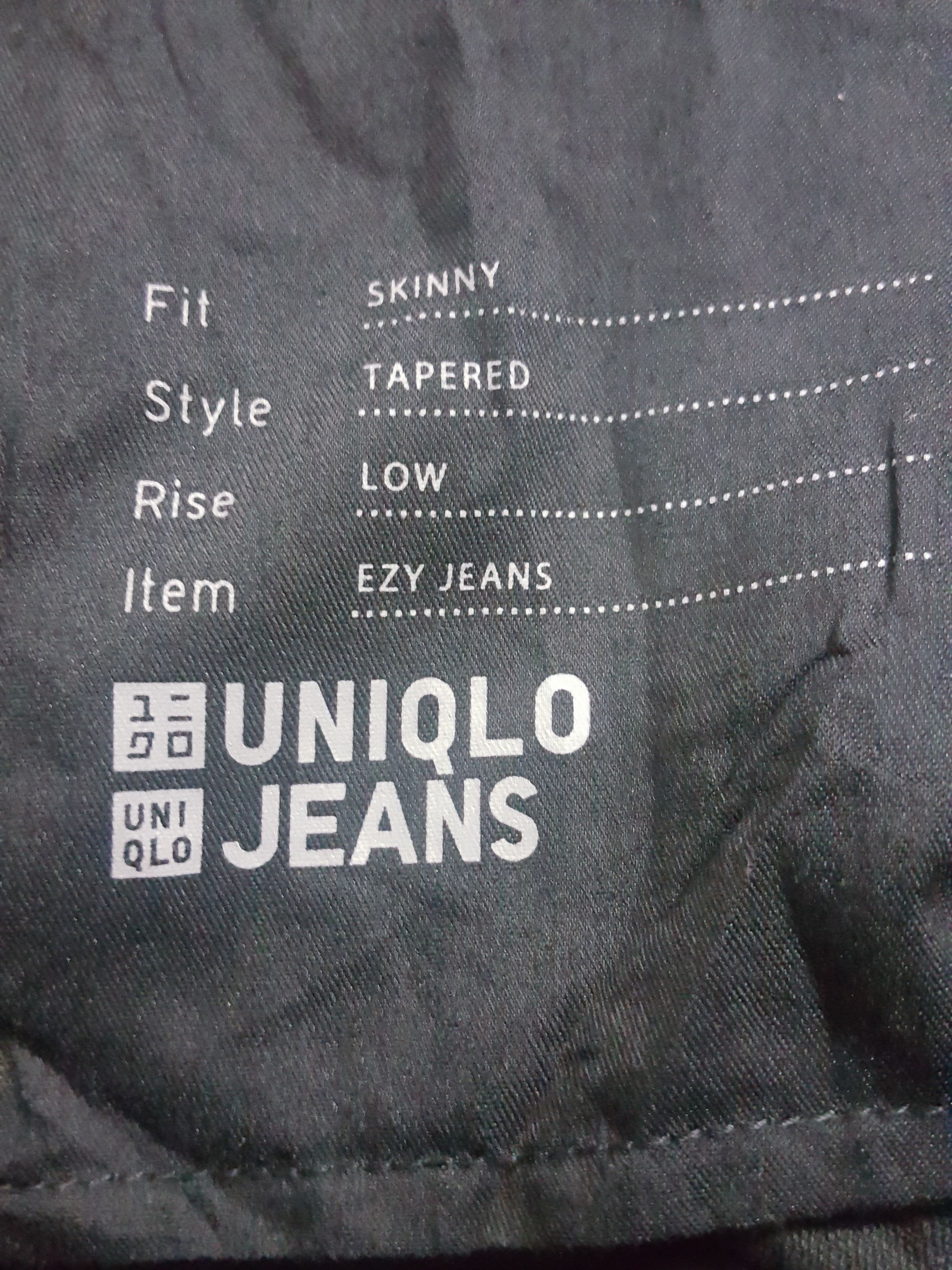 Uniqlo Black Grey Corduroy Skinny Fit Tapered Pants Size US 33 - 9 Thumbnail