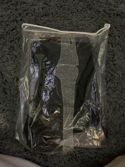 Vintage Klan life skeleton rhinestone denim jeans Grailed