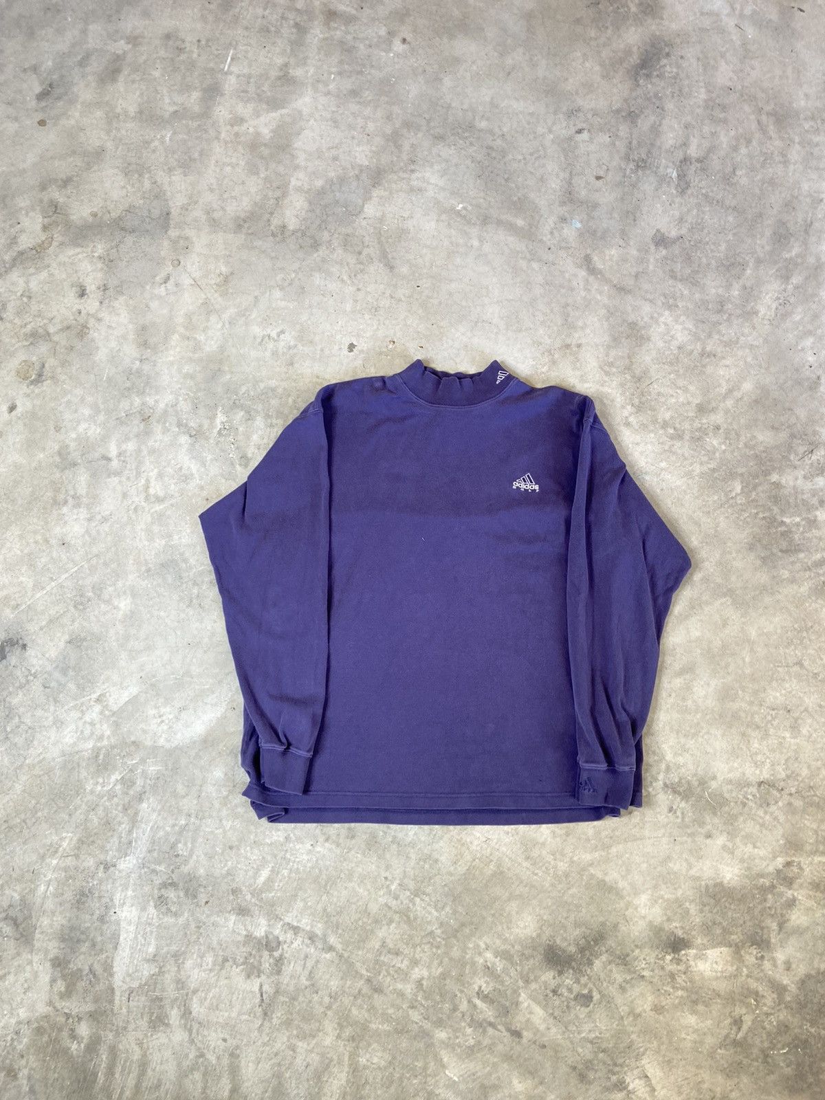 Adidas Vintage Adidas Equipment Style Mock Neck XL 90’s Size US XL / EU 56 / 4 - 2 Thumbnail