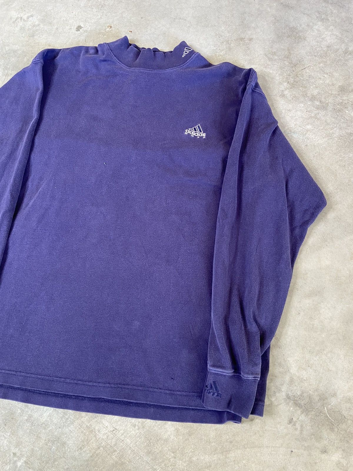 Adidas Vintage Adidas Equipment Style Mock Neck XL 90’s Size US XL / EU 56 / 4 - 3 Thumbnail