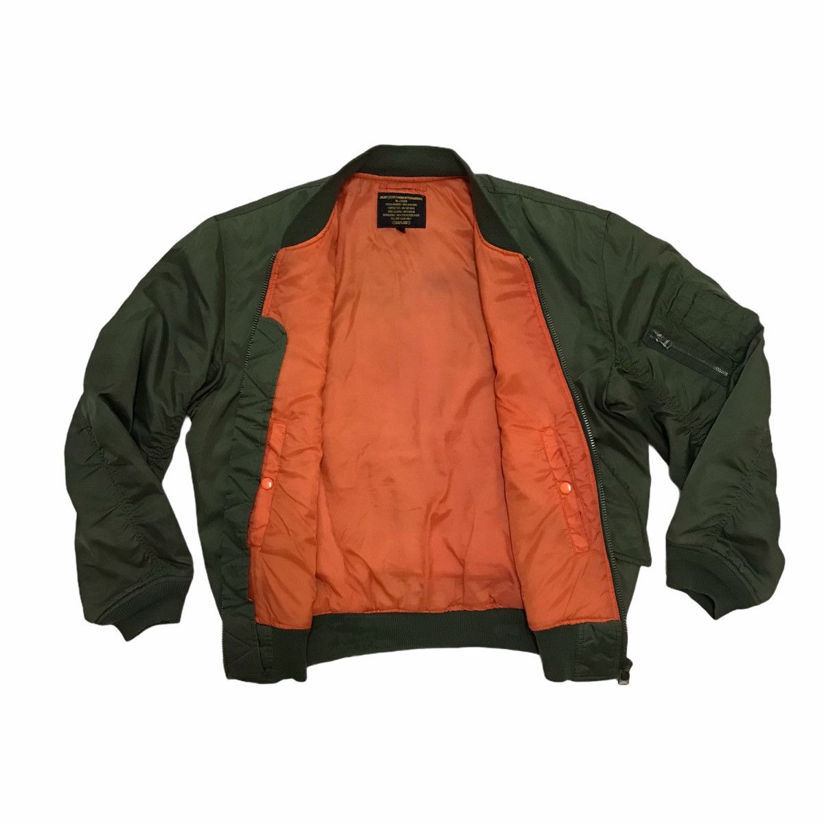 Japanese Brand Vintage Talon Zipper Bomber flight jacket Size US L / EU 52-54 / 3 - 4 Thumbnail