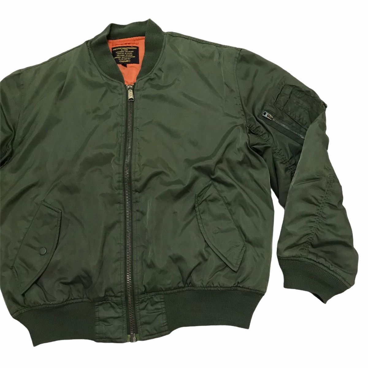 Japanese Brand Vintage Talon Zipper Bomber flight jacket Size US L / EU 52-54 / 3 - 5 Thumbnail