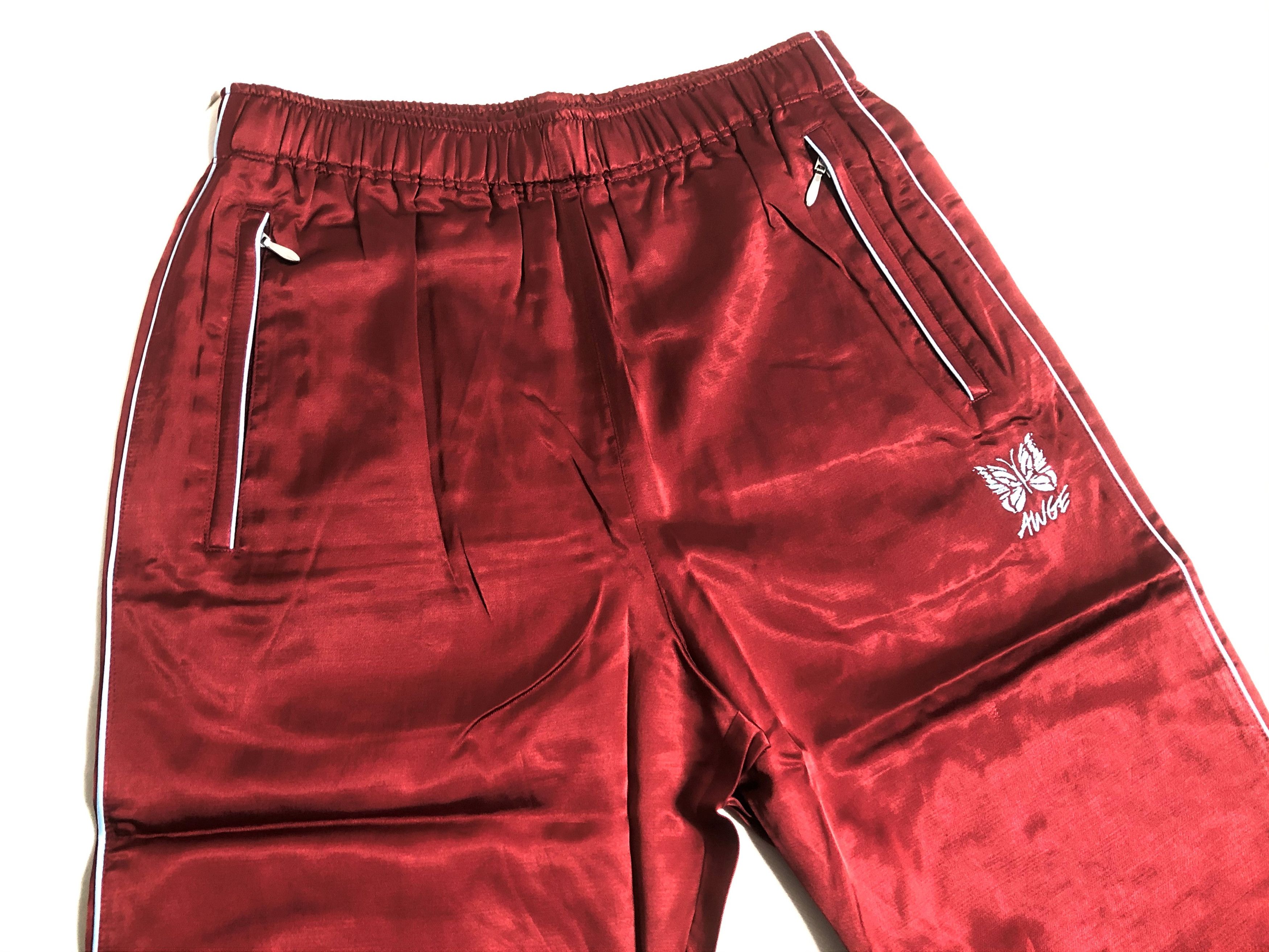 AWGE × Needles AWGE Needles red Piping Track Pant ASAP ROCKY 19ss new S Size US 31 - 5 Thumbnail