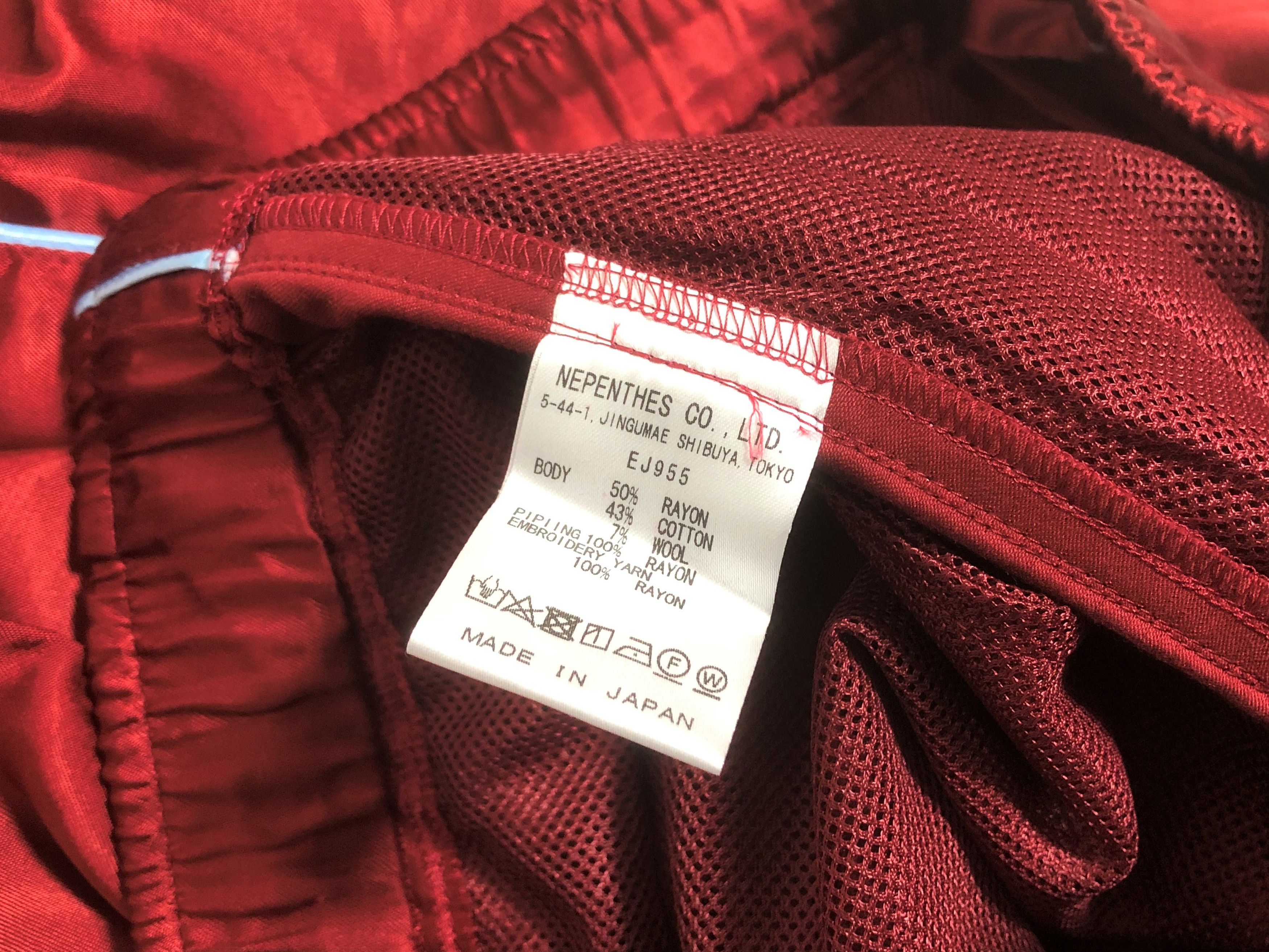 AWGE × Needles AWGE Needles red Piping Track Pant ASAP ROCKY 19ss new S Size US 31 - 8 Thumbnail