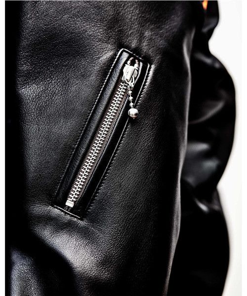 Undercover × Valentino Valentino × UNDERCOVER Leather sleeve down jacket Size US L / EU 52-54 / 3 - 3 Thumbnail