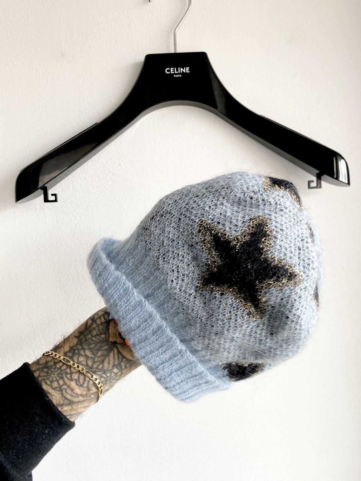 Hedi Slimane × Saint Laurent Paris SLP FW13 STAR Beanie Hat *RARE* Size ONE SIZE - 7 Thumbnail