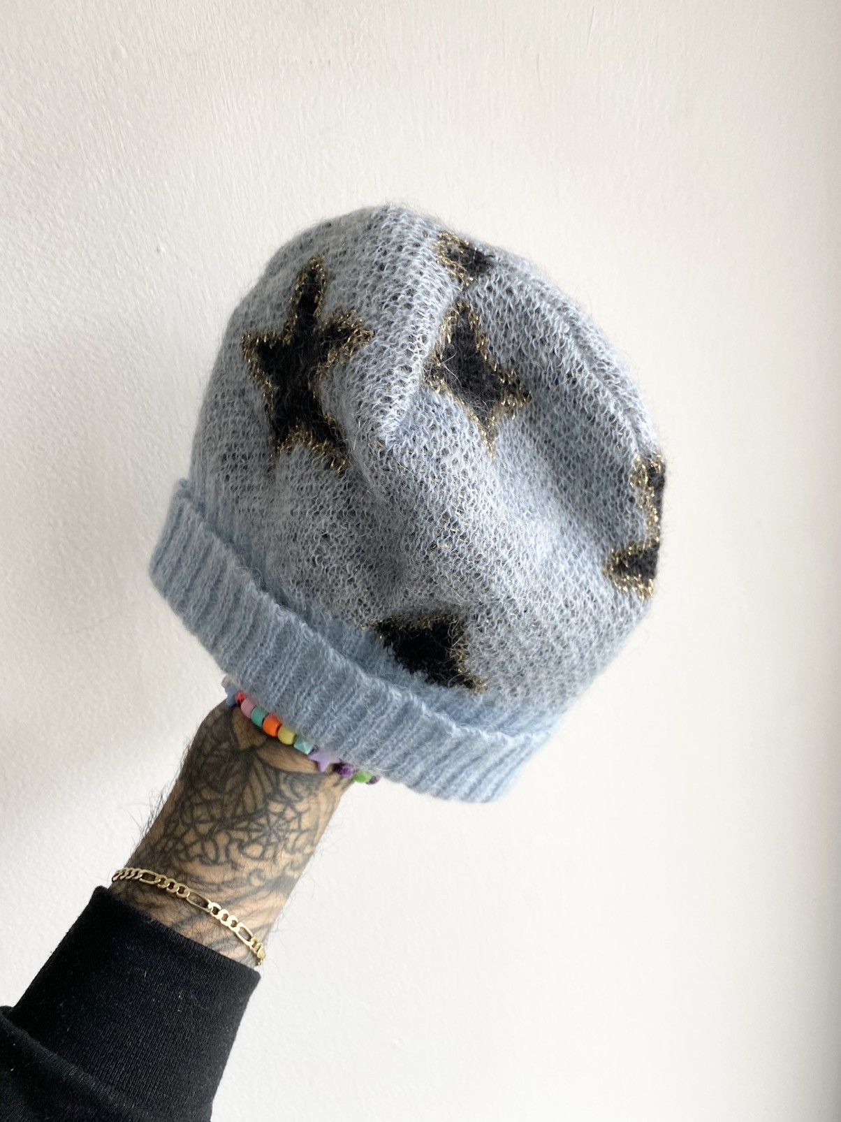 Hedi Slimane × Saint Laurent Paris SLP FW13 STAR Beanie Hat *RARE