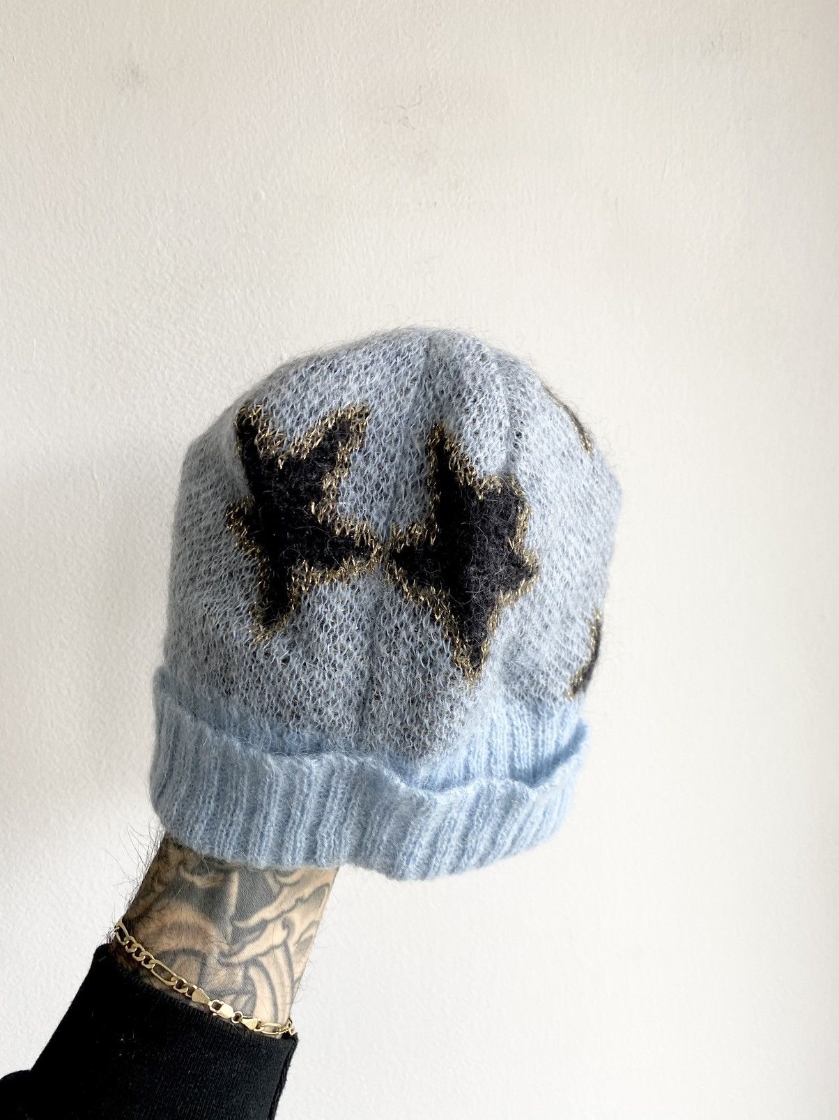 Hedi Slimane × Saint Laurent Paris SLP FW13 STAR Beanie Hat *RARE* Size ONE SIZE - 4 Thumbnail