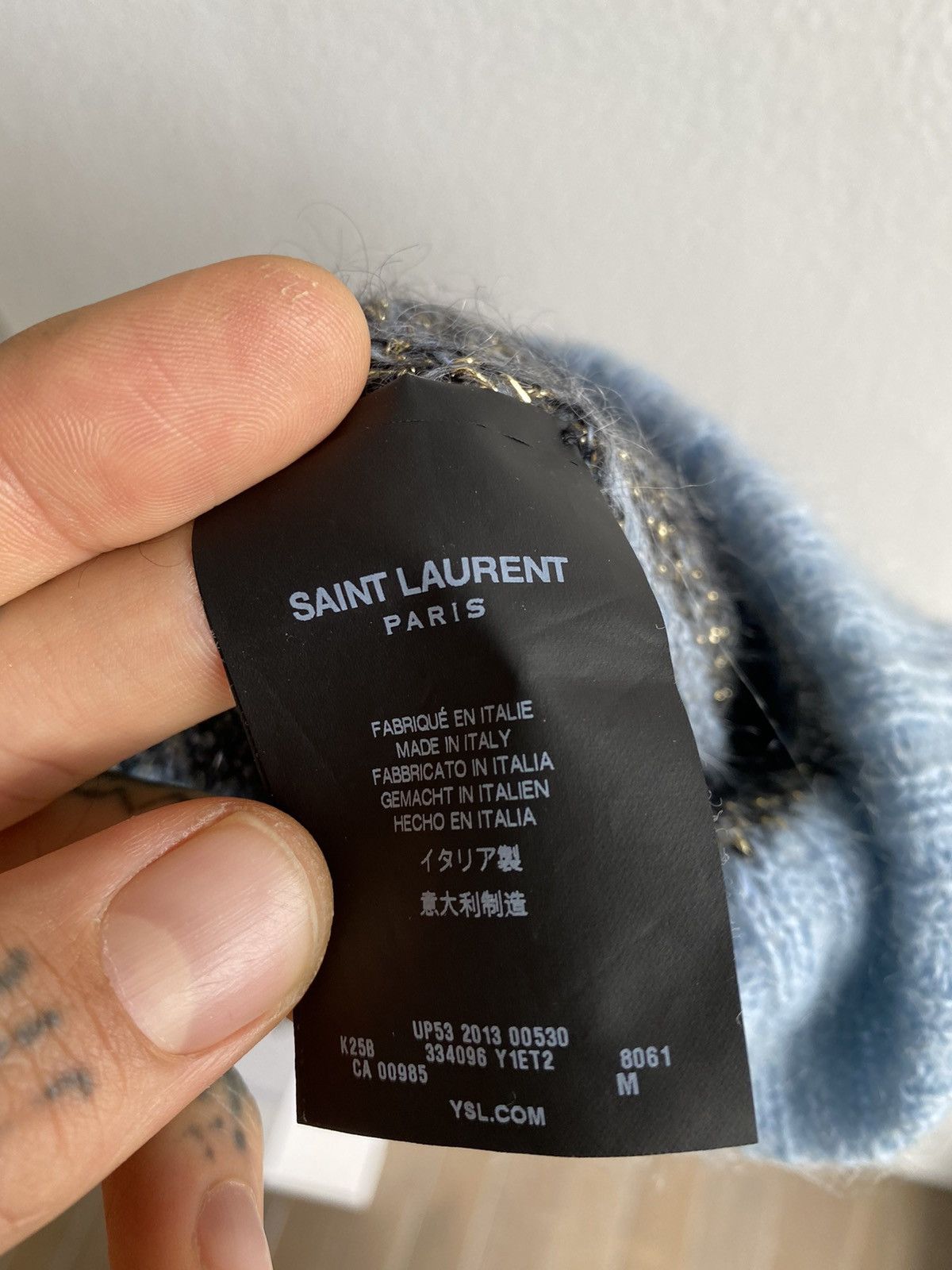 Hedi Slimane × Saint Laurent Paris SLP FW13 STAR Beanie Hat *RARE* Size ONE SIZE - 10 Thumbnail