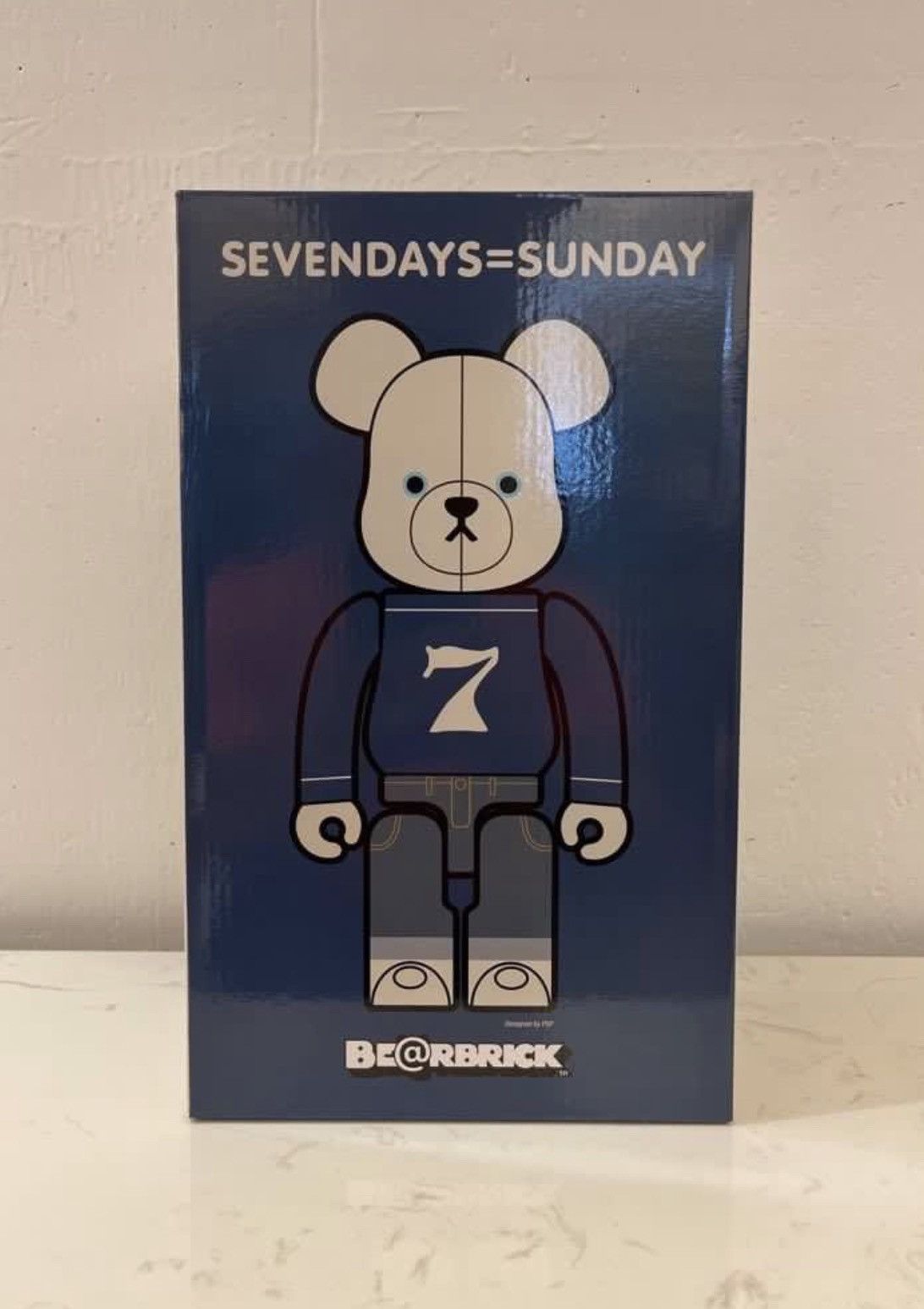 MEDICOM TOY - BE@RBRICK SEVENDAYS=SUNDAY 400％ BE@RBRICK SEVENDAYS SUNDAY 400 Bear Brick Package Unopened