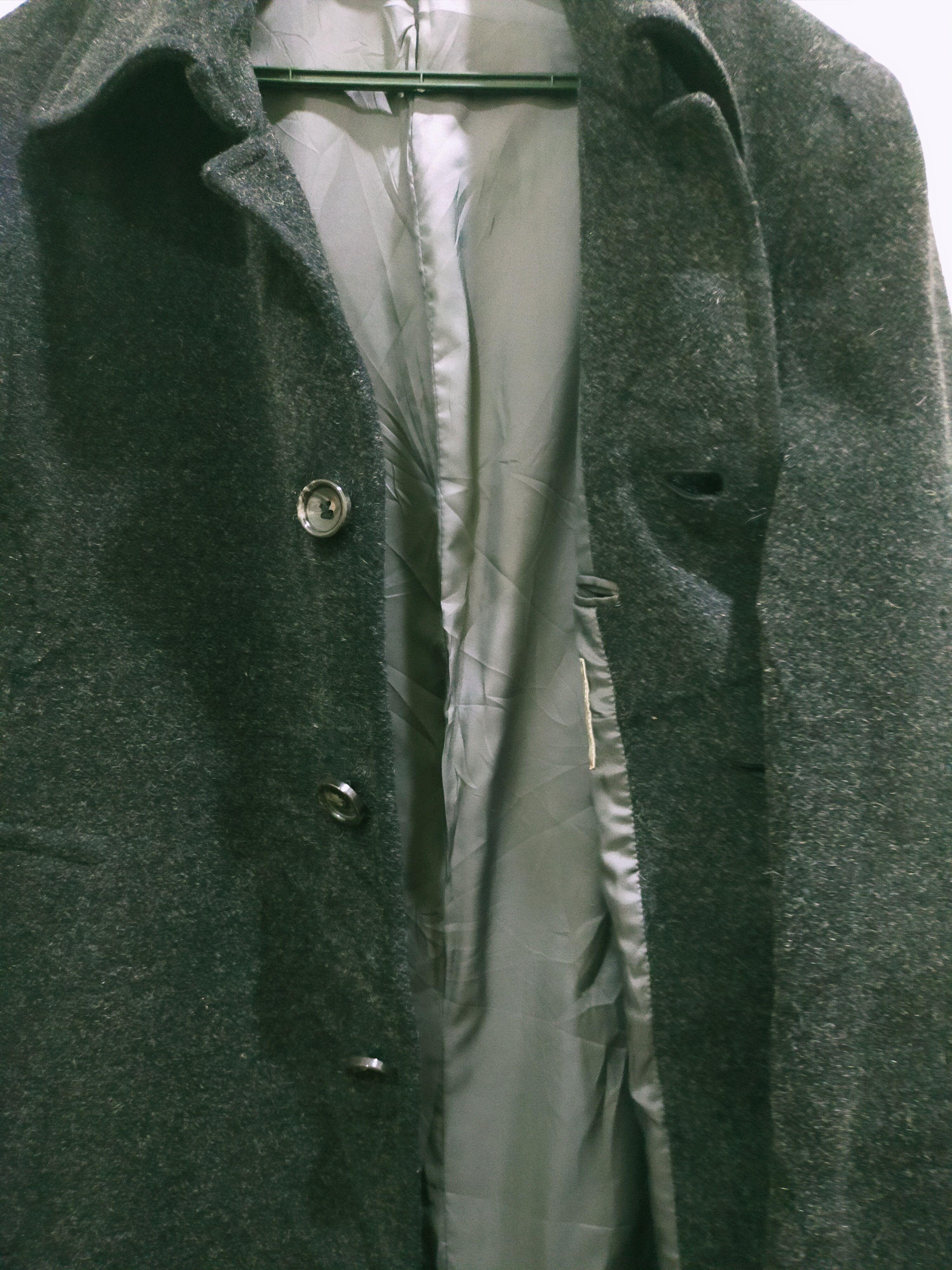 Japanese Brand Jun Men Heavy Long Coat Size US M / EU 48-50 / 2 - 2 Thumbnail