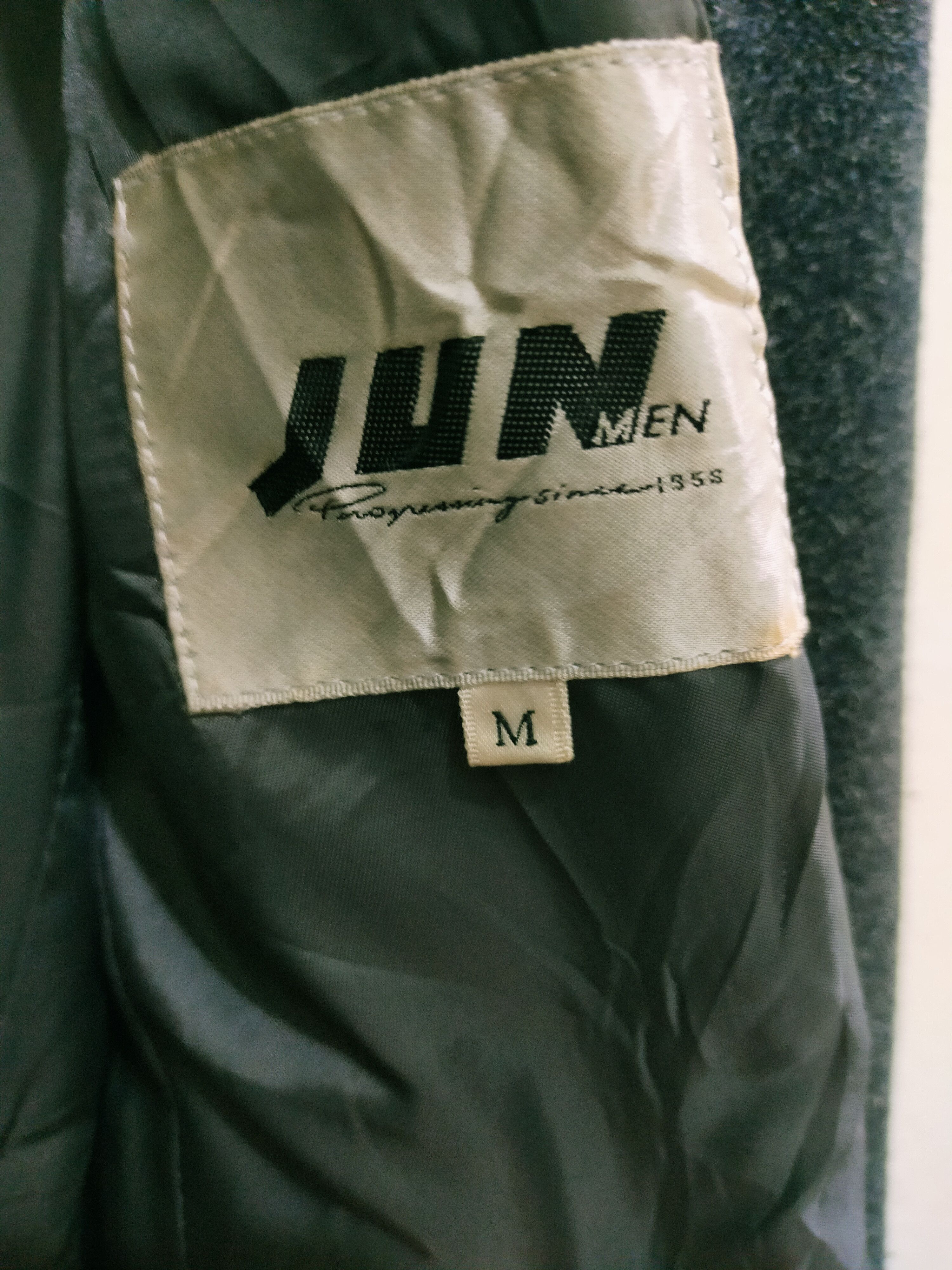 Japanese Brand Jun Men Heavy Long Coat Size US M / EU 48-50 / 2 - 4 Thumbnail