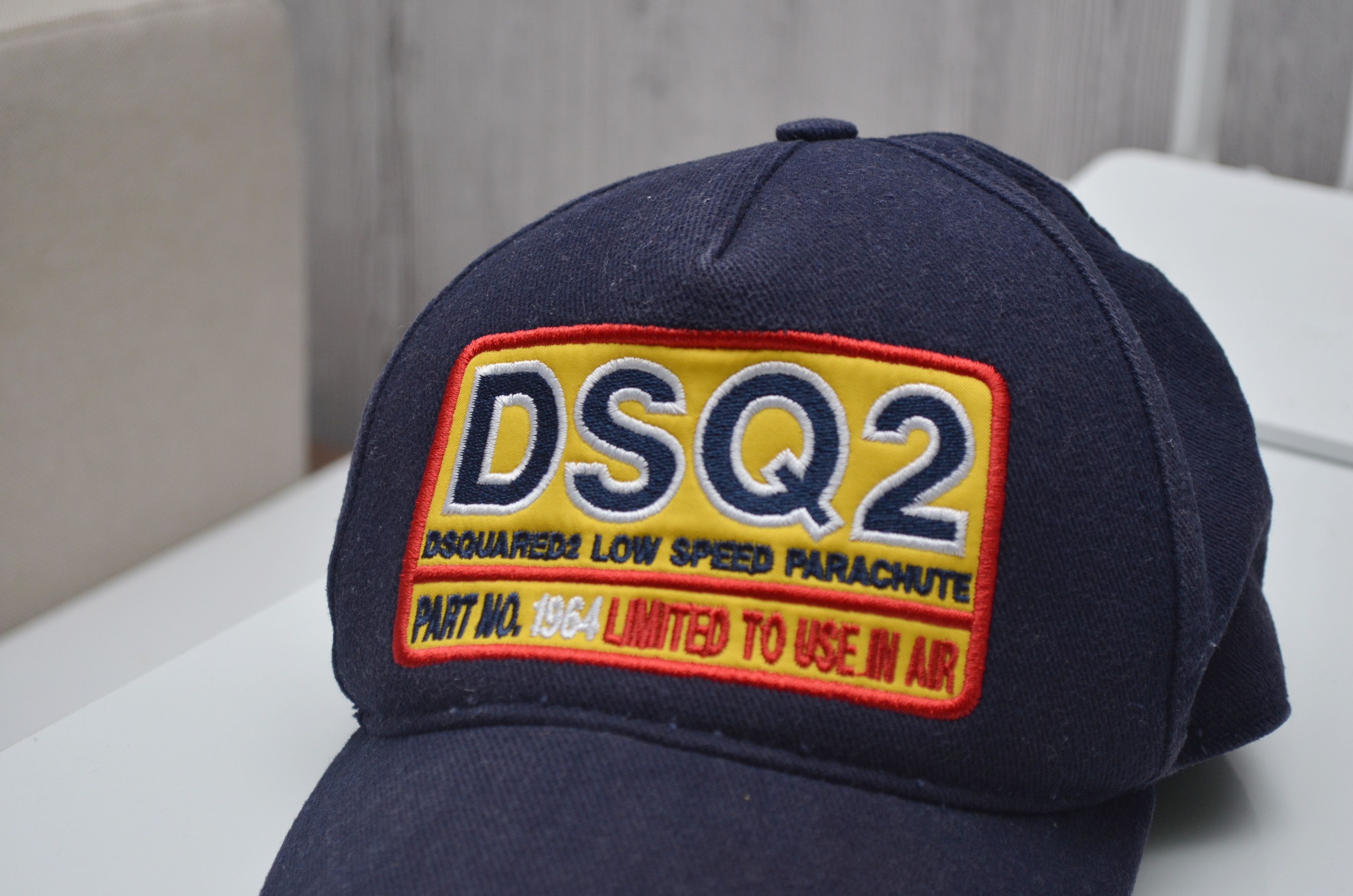 Dsquared2 Dsquared2 Low Speed Parachute Stamp Patch Baseball Cap Navy Grailed