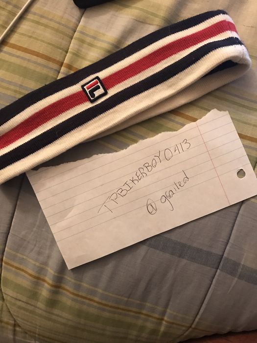 Supreme fila outlet headband