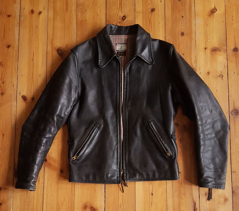 The Real McCoy's Rider Horsehide Leather Jacket | Grailed