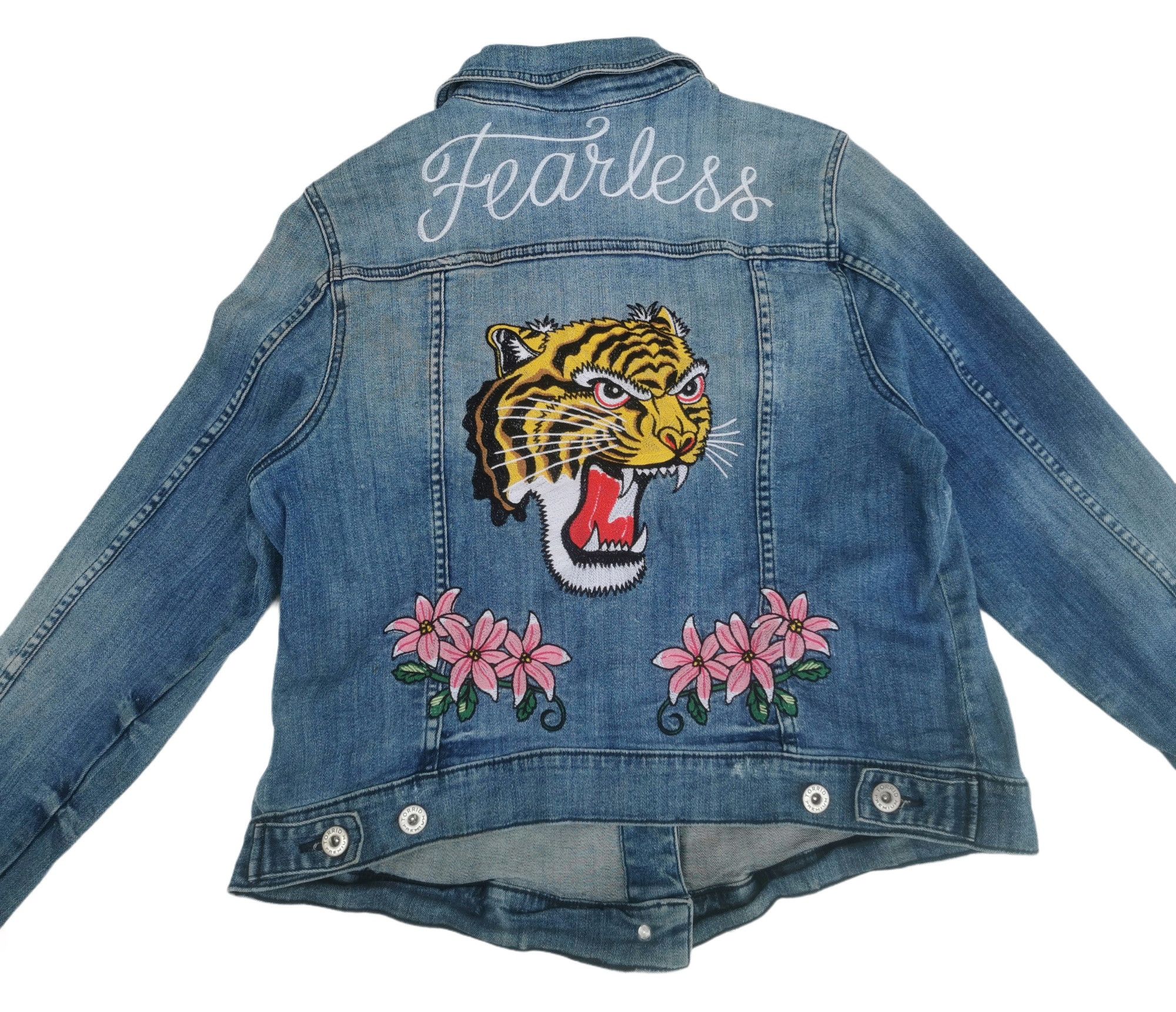 Japanese Torid Tiger Gucci Inspires Trucker Jacket