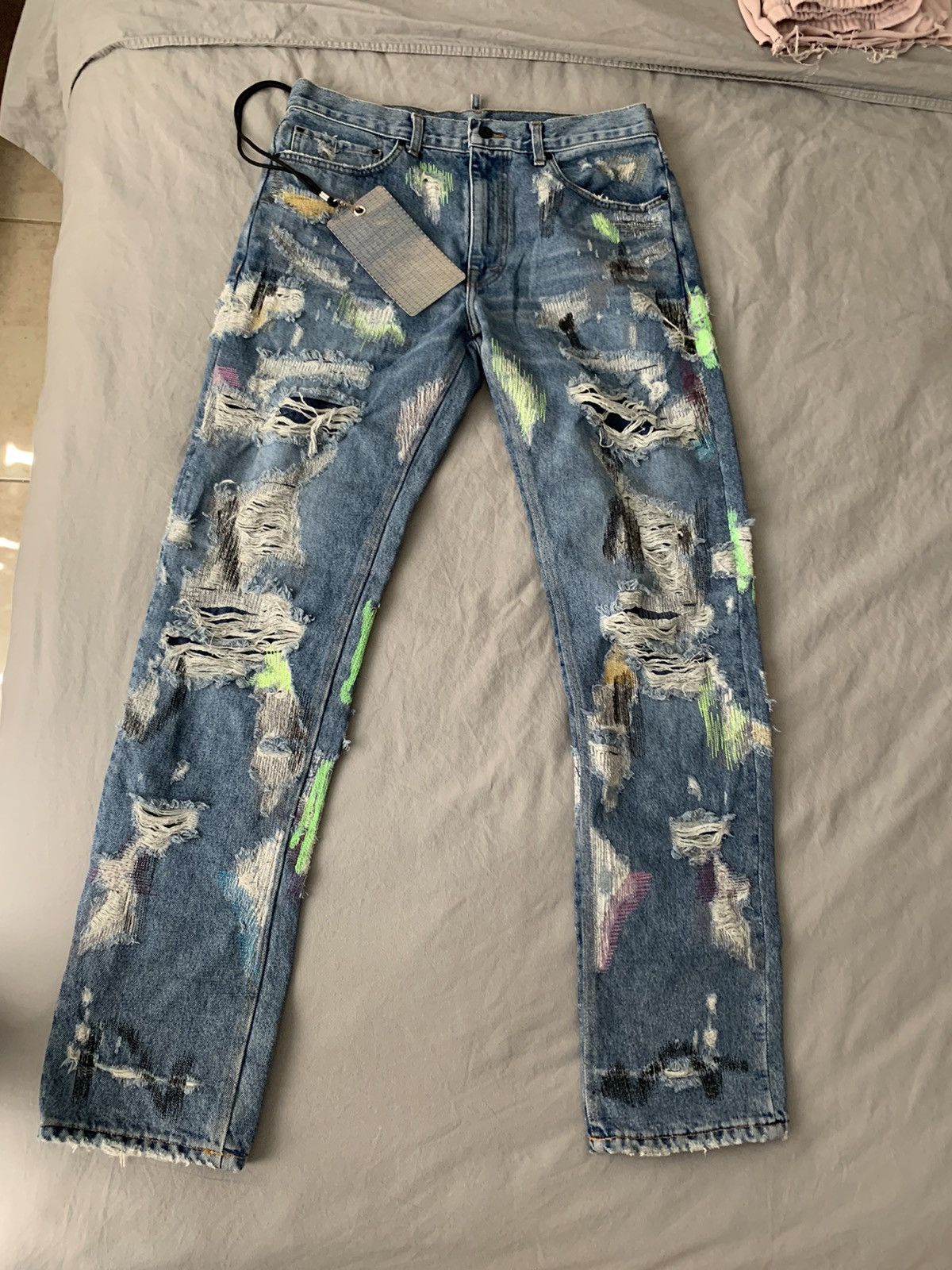 Vlone 2024 jeans replica