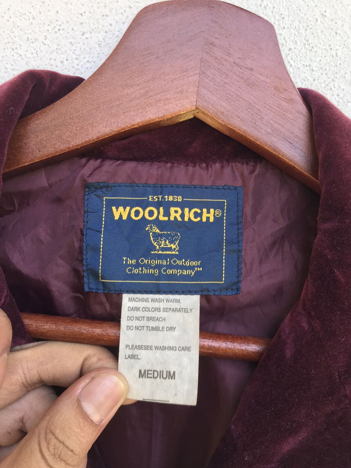 Velvet × Woolrich Woolen Mills Nice Design🔥Woolrich Velvet Jacket Size US S / EU 44-46 / 1 - 9 Thumbnail