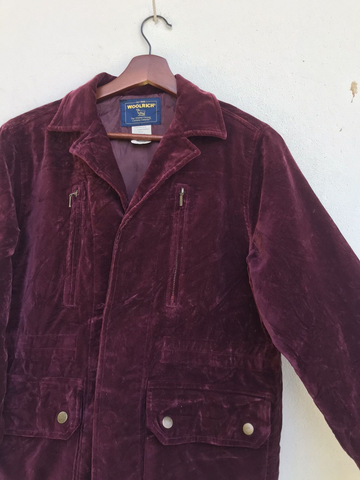 Velvet × Woolrich Woolen Mills Nice Design🔥Woolrich Velvet Jacket Size US S / EU 44-46 / 1 - 2 Thumbnail