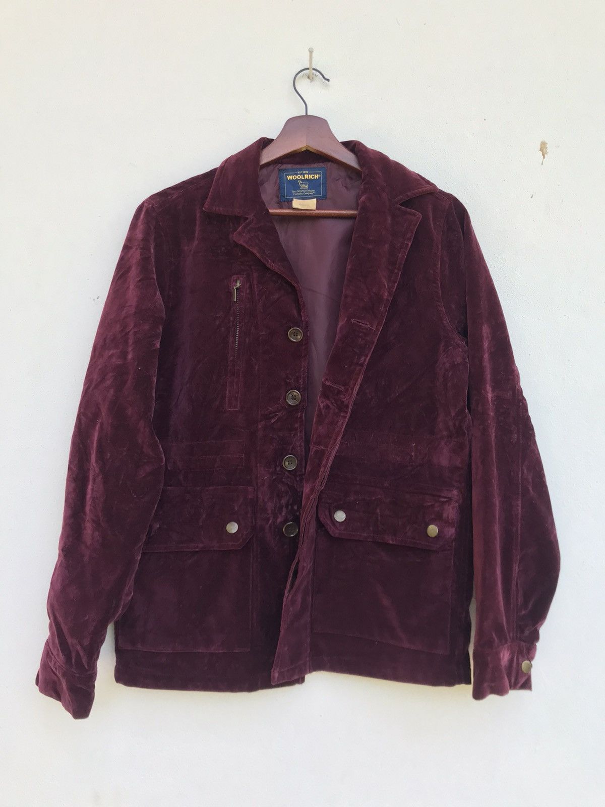 Velvet × Woolrich Woolen Mills Nice Design🔥Woolrich Velvet Jacket Size US S / EU 44-46 / 1 - 7 Thumbnail