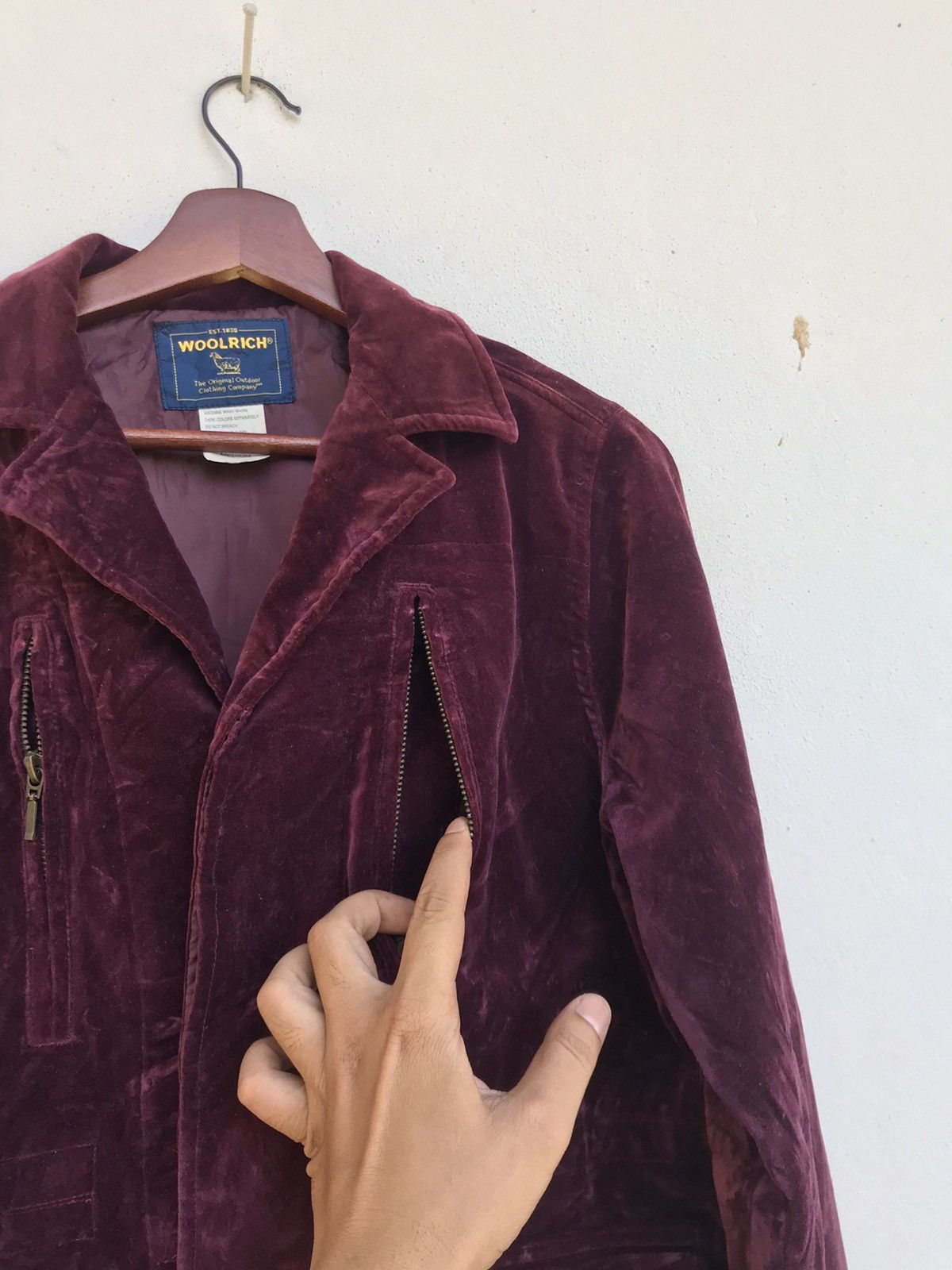 Velvet × Woolrich Woolen Mills Nice Design🔥Woolrich Velvet Jacket Size US S / EU 44-46 / 1 - 5 Thumbnail