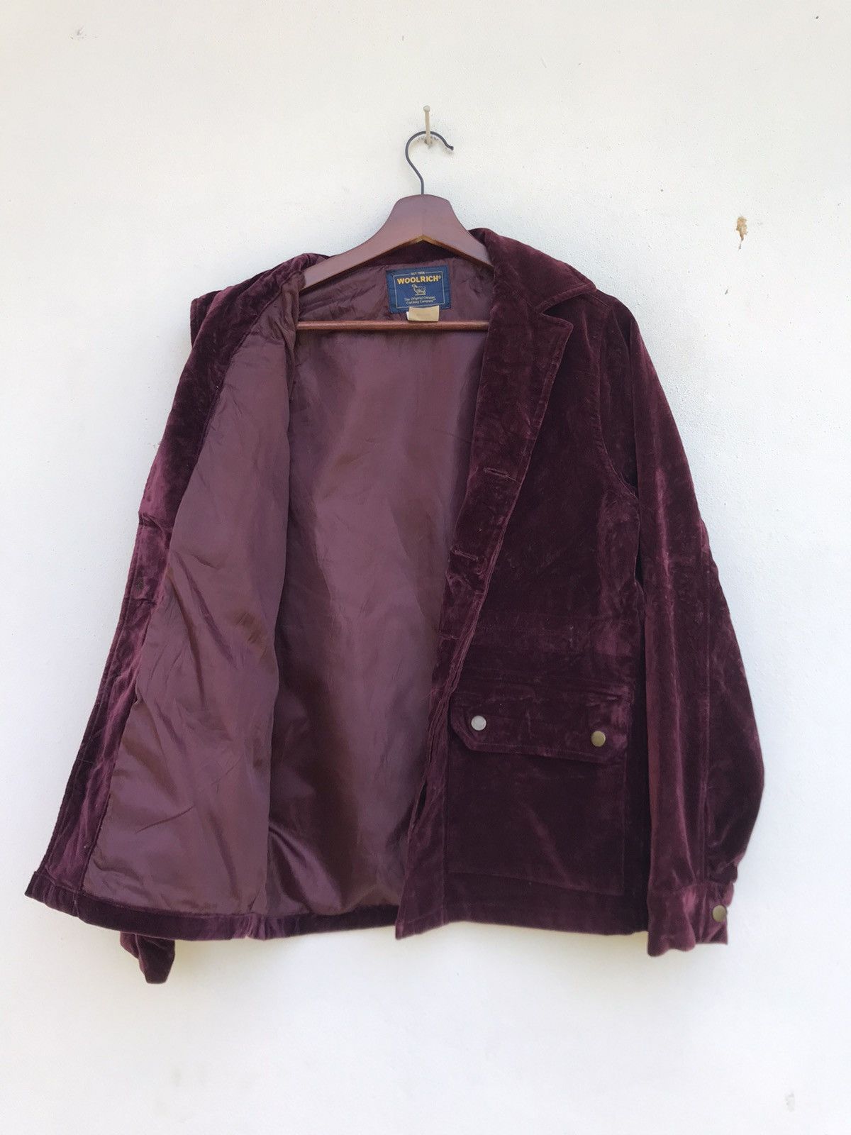 Velvet × Woolrich Woolen Mills Nice Design🔥Woolrich Velvet Jacket Size US S / EU 44-46 / 1 - 10 Thumbnail