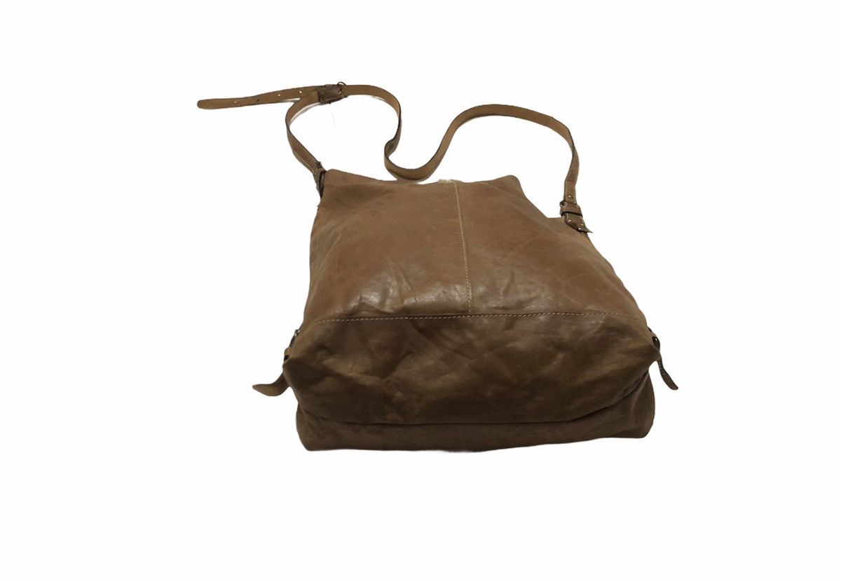 Japanese Brand × Leather × Vintage Vintage Sling Bag Custom Made Full Leather Summer Spring Size ONE SIZE - 7 Thumbnail