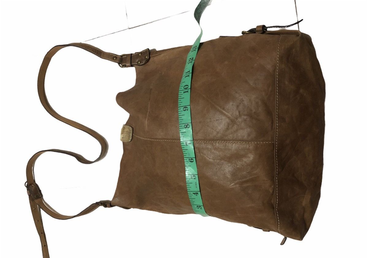 Japanese Brand × Leather × Vintage Vintage Sling Bag Custom Made Full Leather Summer Spring Size ONE SIZE - 11 Thumbnail