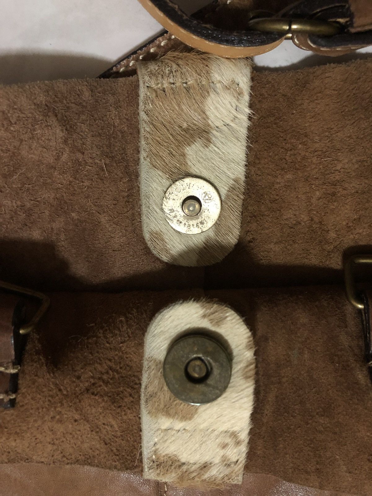 Japanese Brand × Leather × Vintage Vintage Sling Bag Custom Made Full Leather Summer Spring Size ONE SIZE - 14 Thumbnail