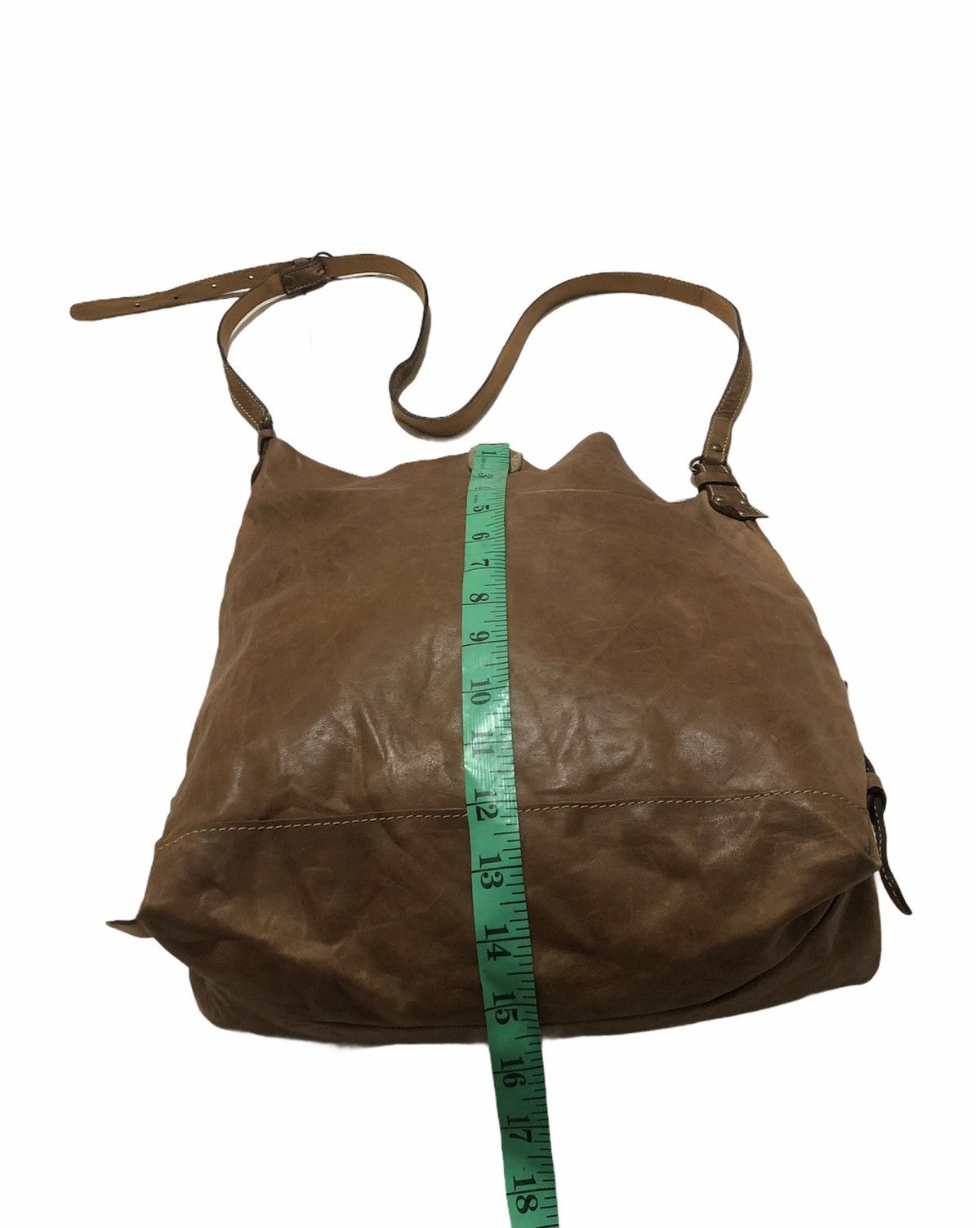 Japanese Brand × Leather × Vintage Vintage Sling Bag Custom Made Full Leather Summer Spring Size ONE SIZE - 10 Thumbnail