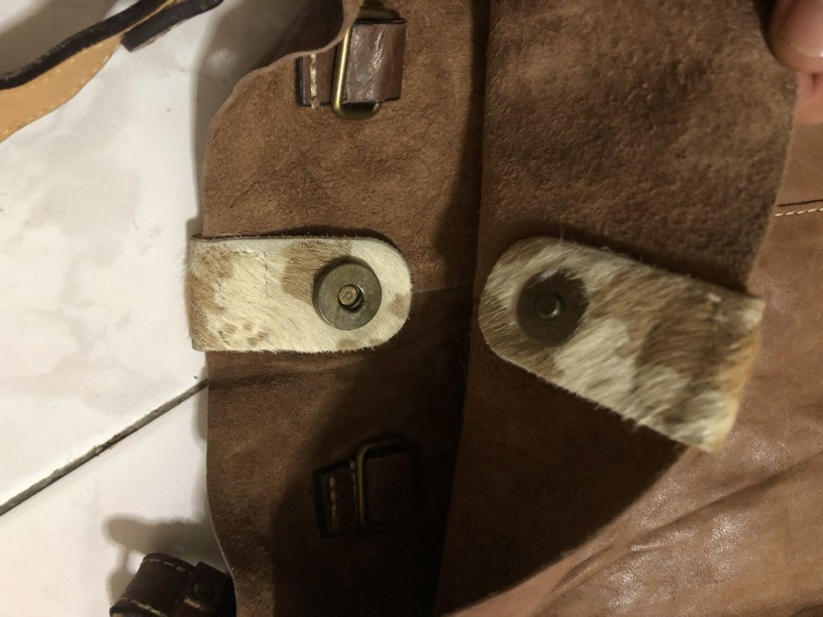 Japanese Brand × Leather × Vintage Vintage Sling Bag Custom Made Full Leather Summer Spring Size ONE SIZE - 15 Thumbnail