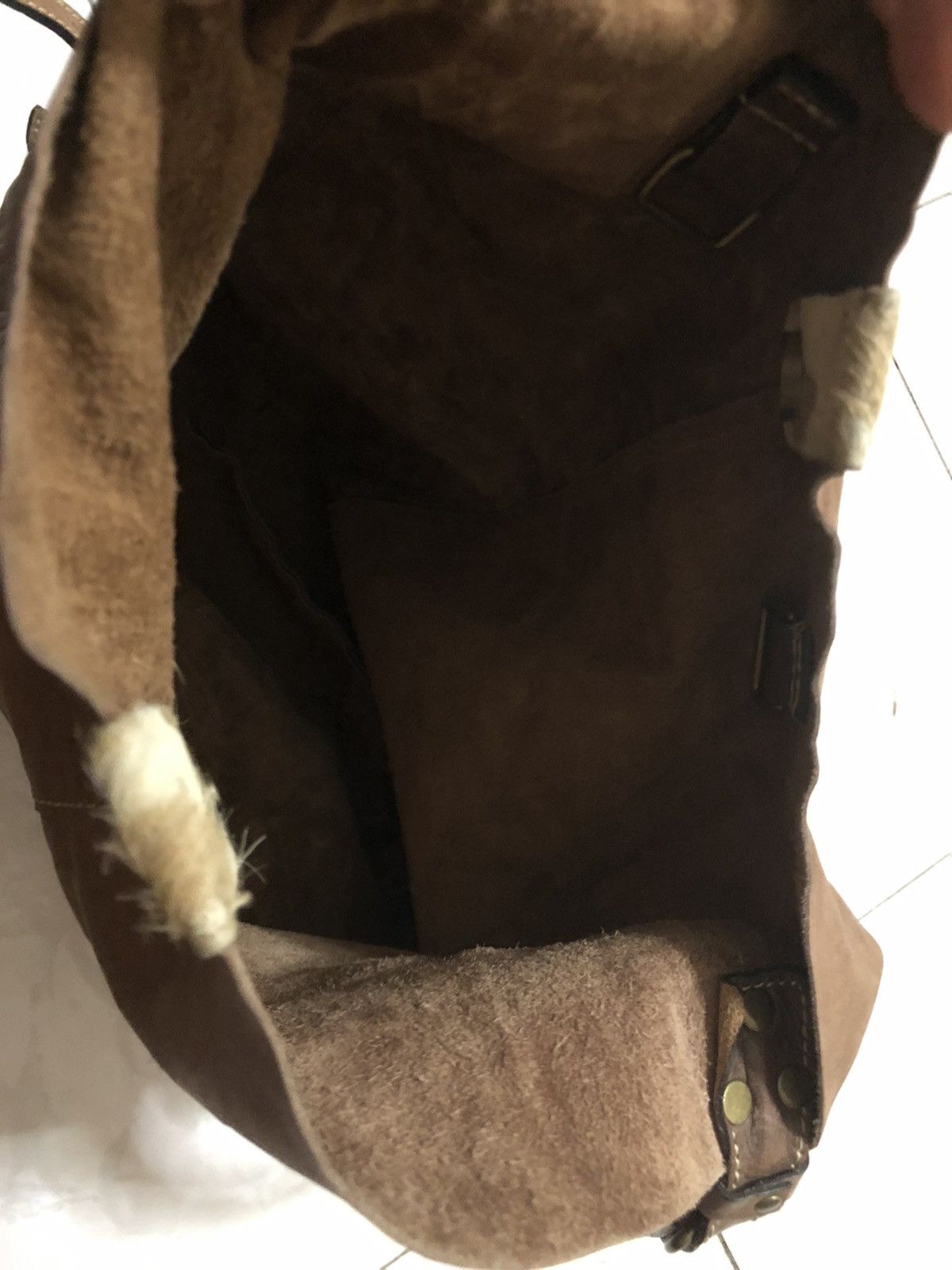 Japanese Brand × Leather × Vintage Vintage Sling Bag Custom Made Full Leather Summer Spring Size ONE SIZE - 16 Thumbnail