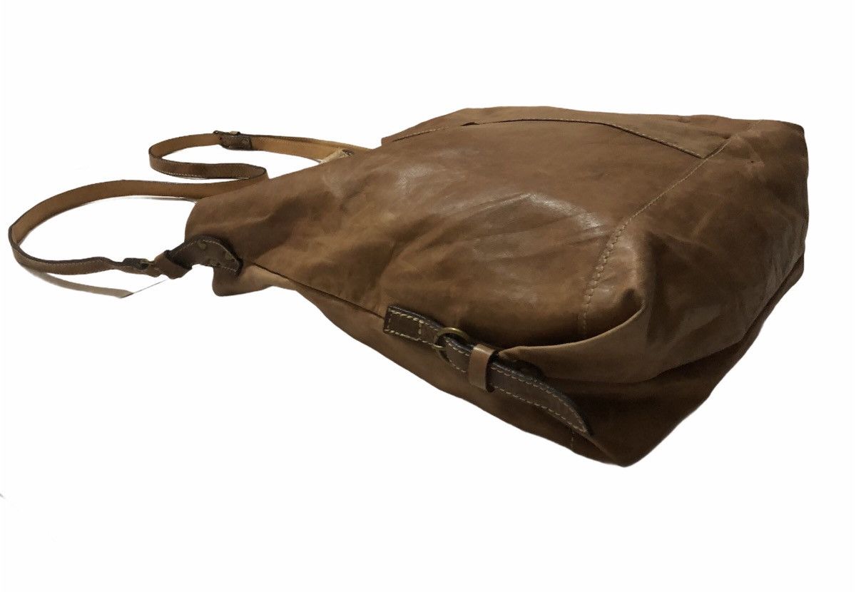 Japanese Brand × Leather × Vintage Vintage Sling Bag Custom Made Full Leather Summer Spring Size ONE SIZE - 3 Thumbnail