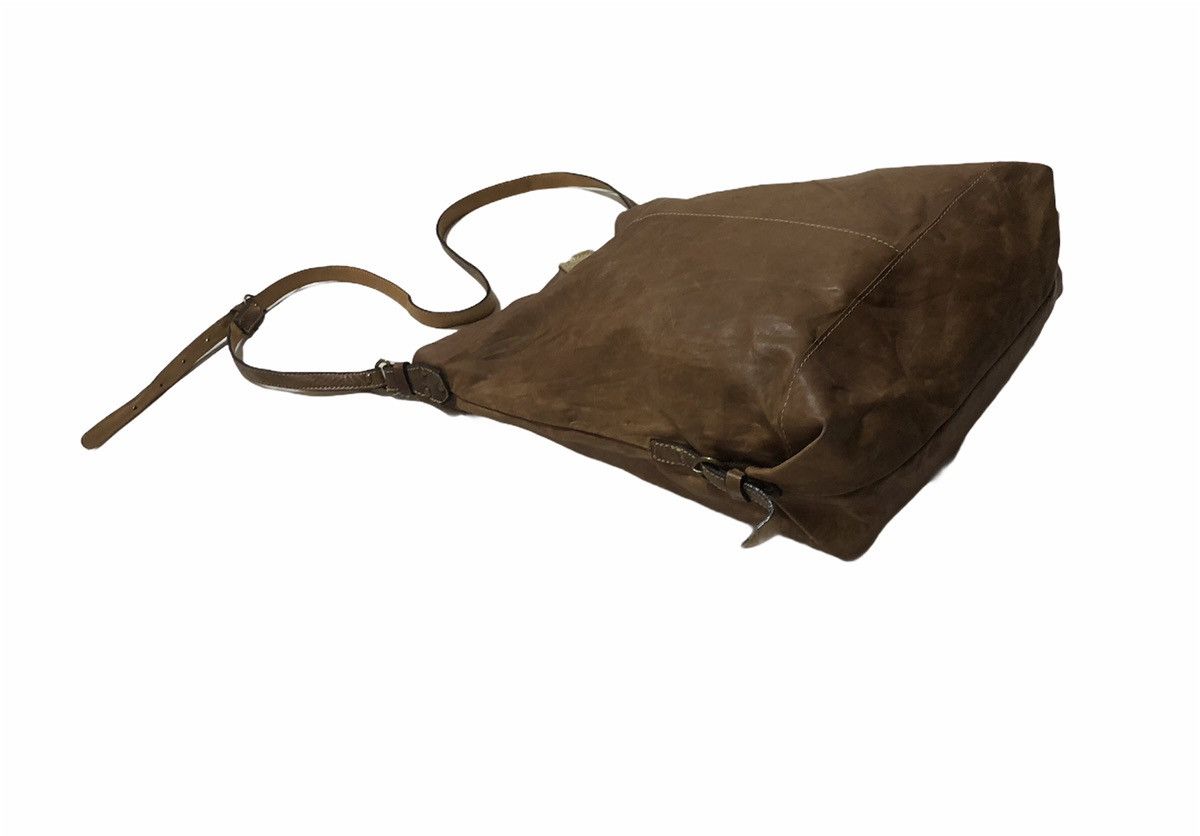 Japanese Brand × Leather × Vintage Vintage Sling Bag Custom Made Full Leather Summer Spring Size ONE SIZE - 8 Thumbnail