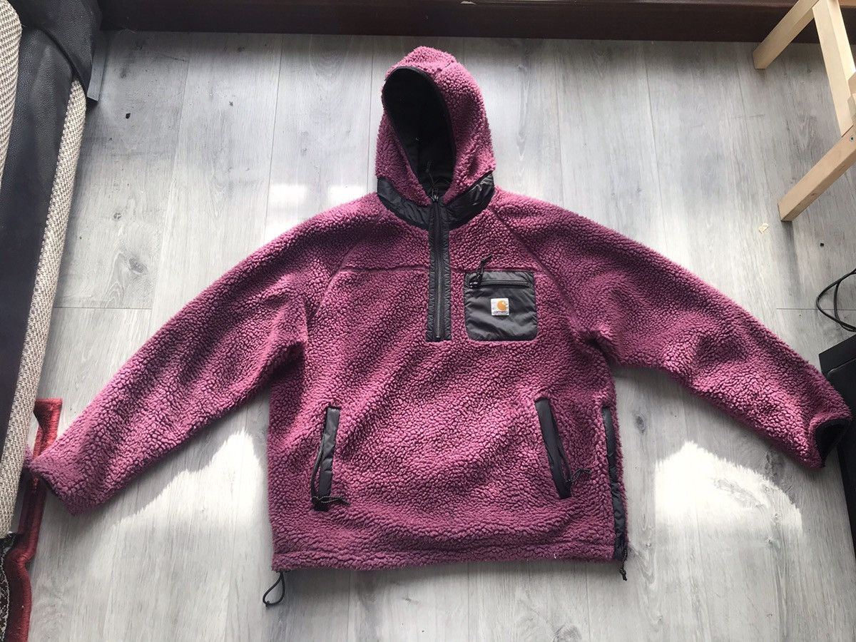 Carhartt prentis pullover purple hotsell