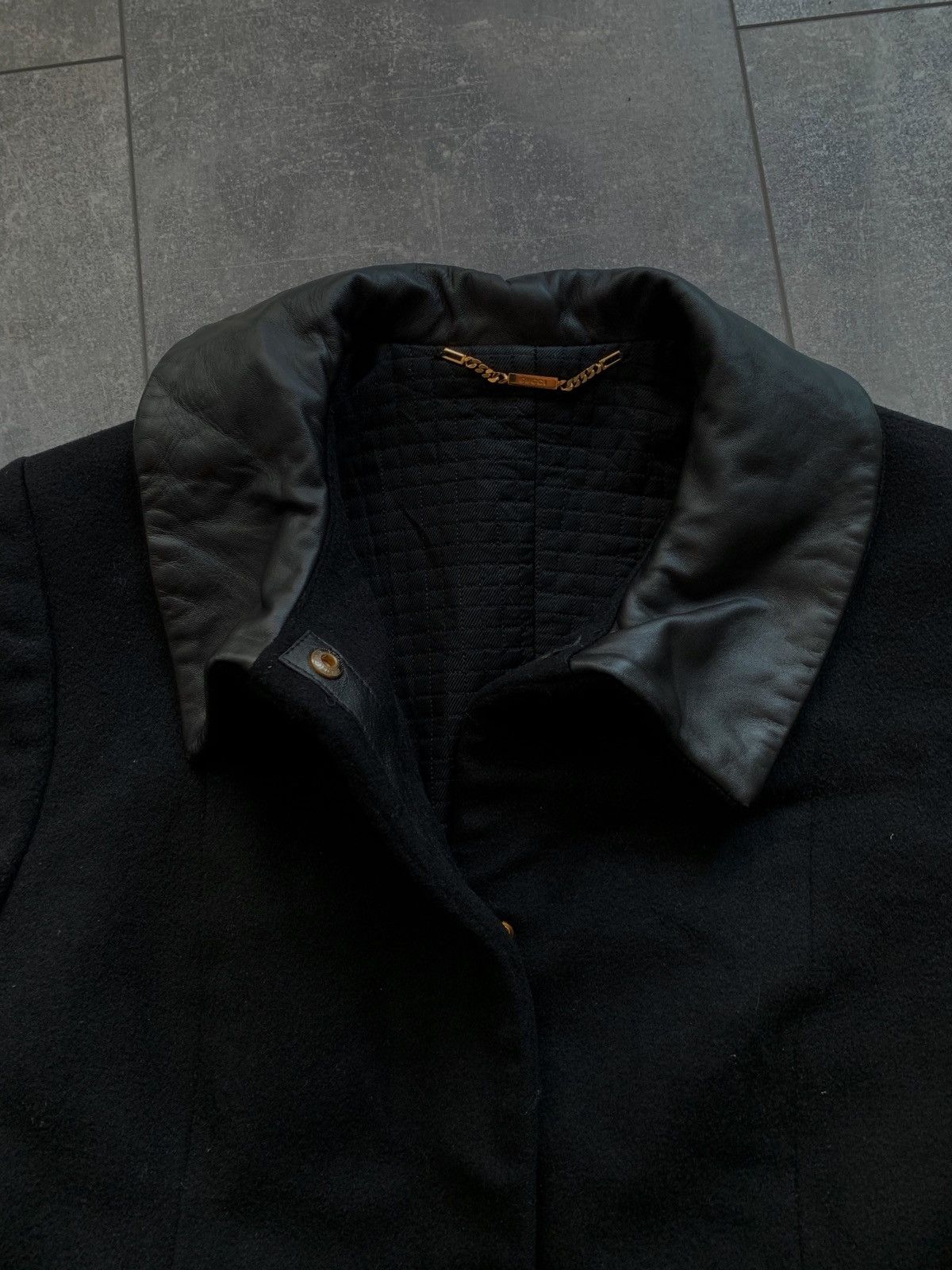 Gucci Gucci wool cashmere black coat Size M / US 6-8 / IT 42-44 - 6 Thumbnail