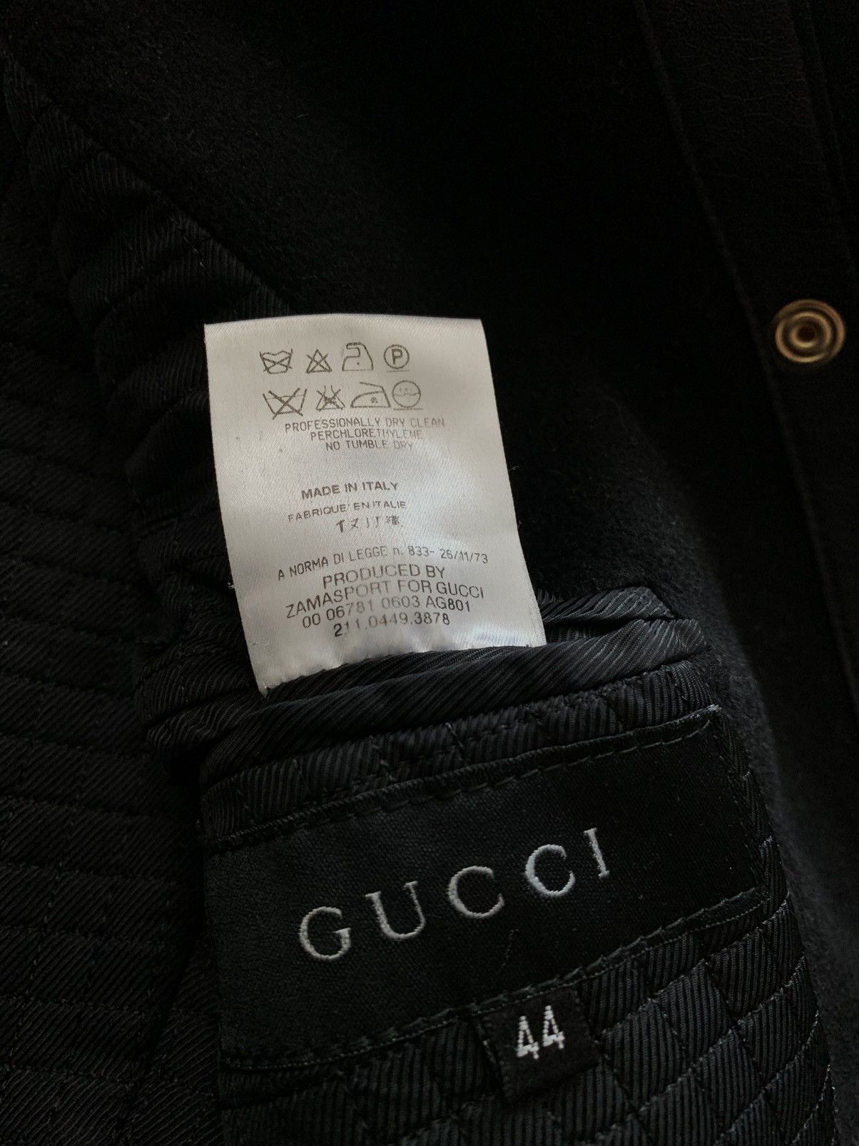 Gucci Gucci wool cashmere black coat Size M / US 6-8 / IT 42-44 - 10 Thumbnail