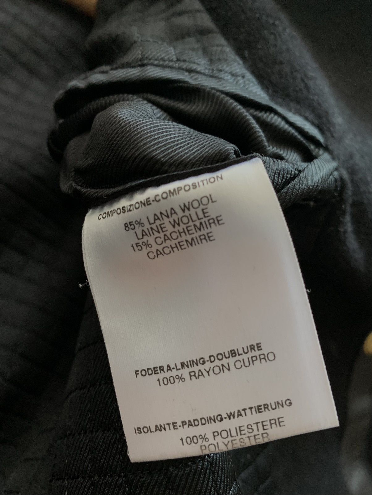 Gucci Gucci wool cashmere black coat Size M / US 6-8 / IT 42-44 - 12 Thumbnail