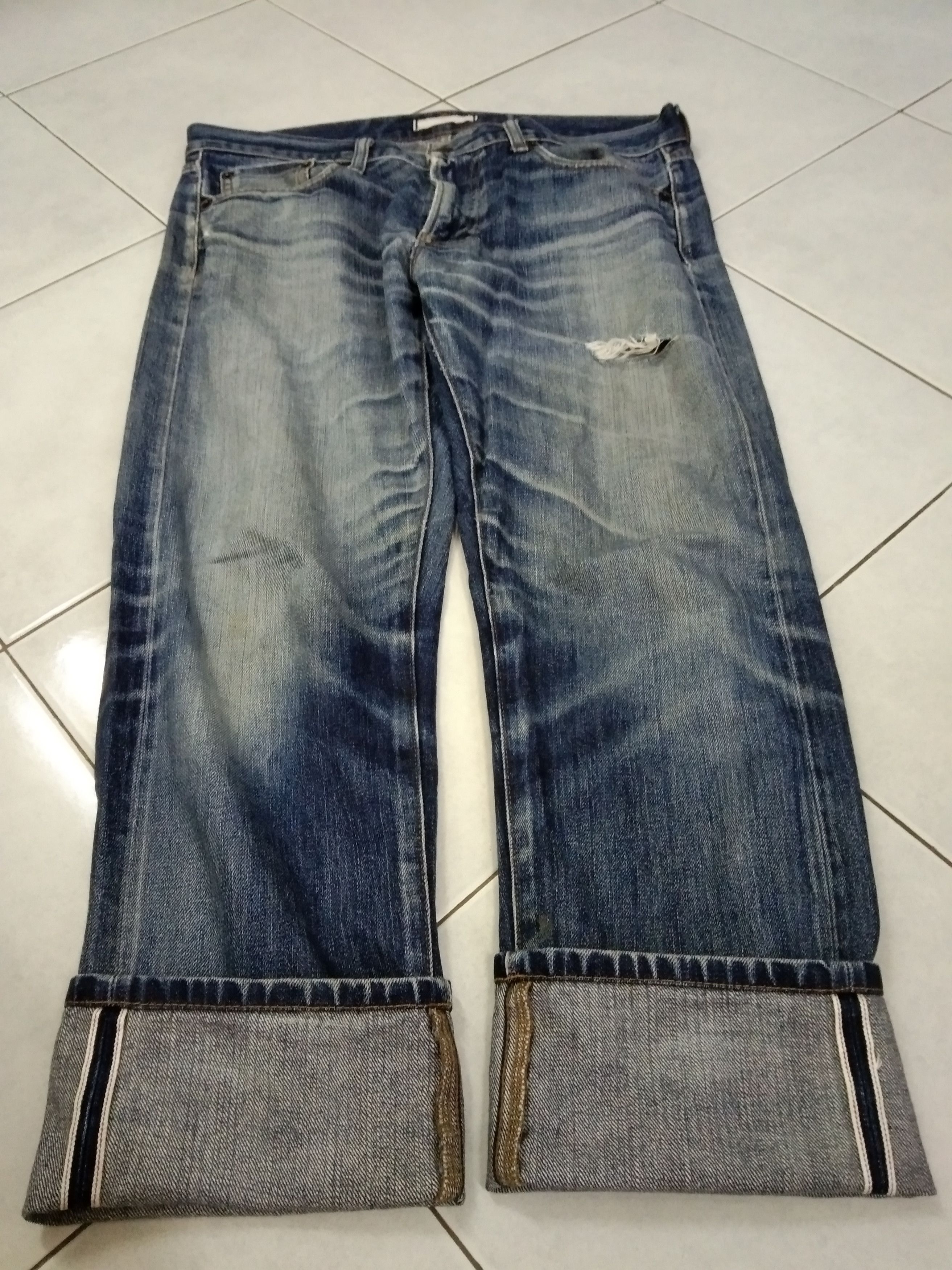 Japanese Brand × Uniqlo UNIQLO SELVEDGE DENIM Size US 33 - 3 Thumbnail