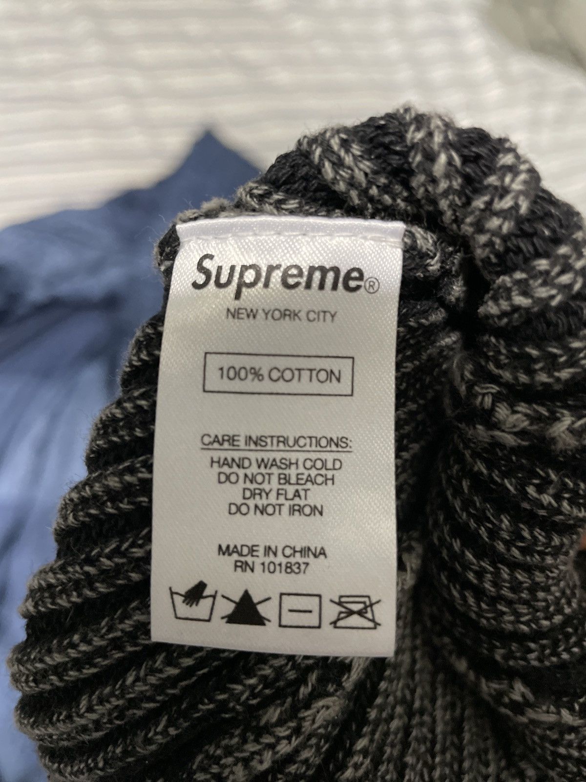 Supreme Supreme Bleached Ribbed Beanie SS21 Size ONE SIZE - 3 Preview