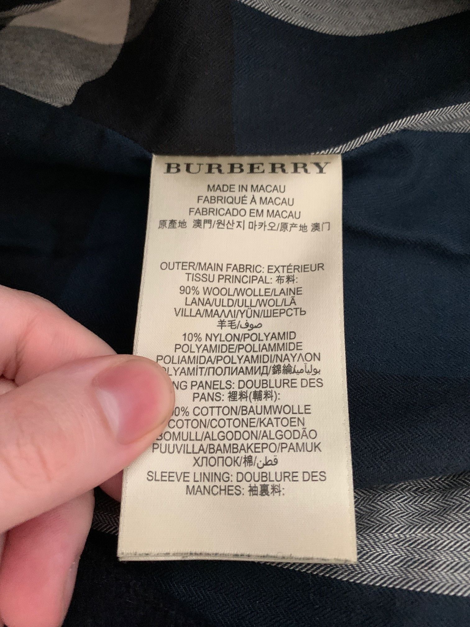 Burberry Navy Peacoat Size US XS / EU 42 / 0 - 3 Thumbnail