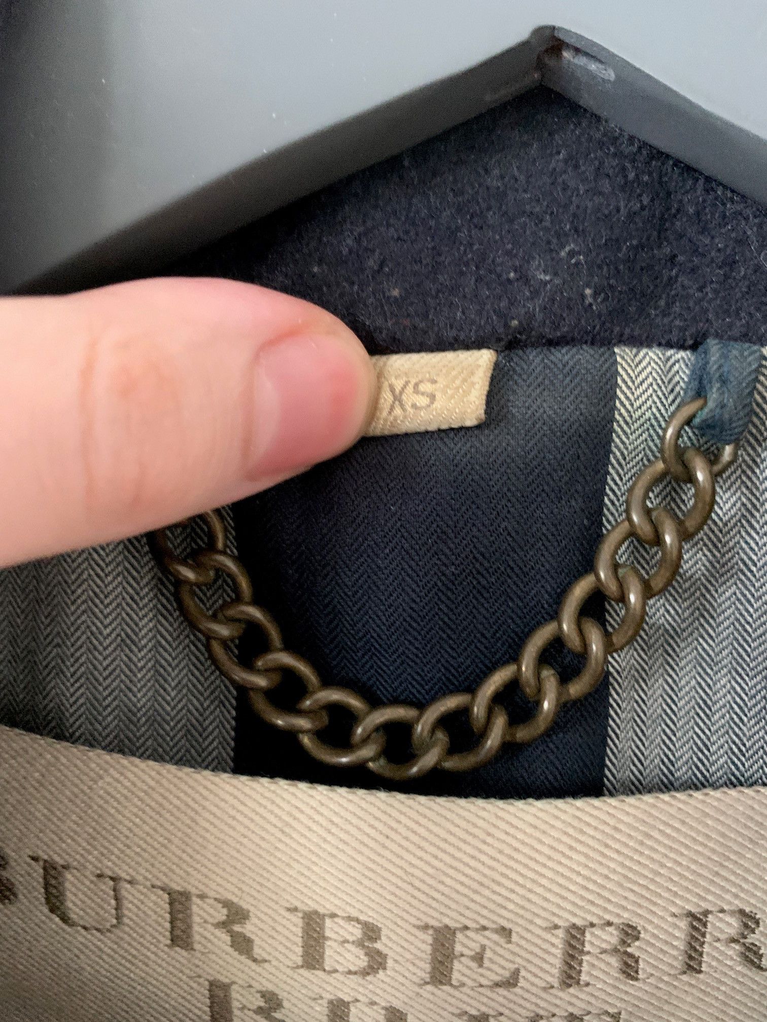 Burberry Navy Peacoat Size US XS / EU 42 / 0 - 2 Thumbnail