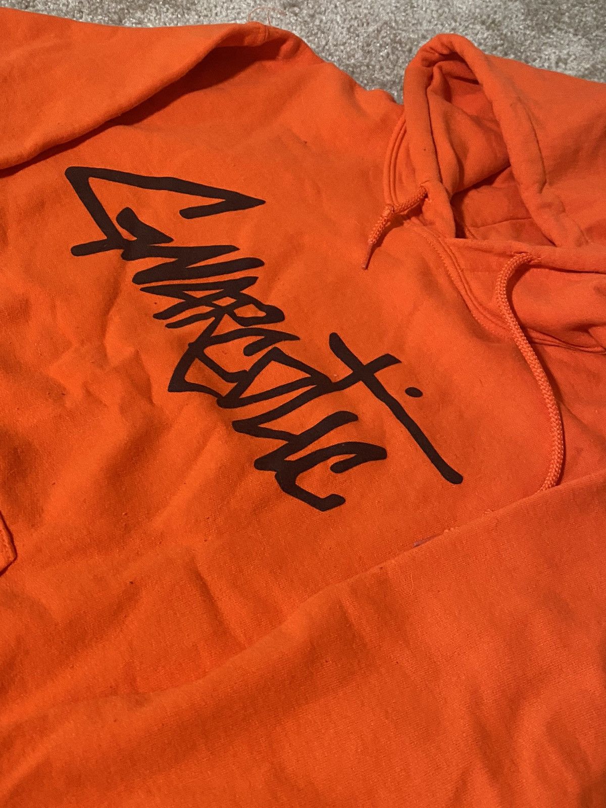 Gnarcotic orange hoodie hotsell