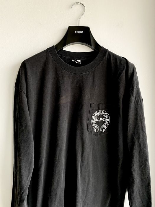 Chrome Hearts Chrome Hearts 90s Vintage NYC Shirt Black Sun Fade Skate ...