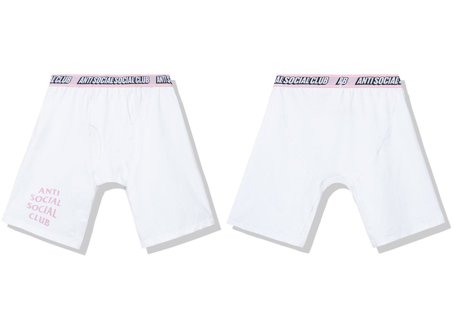 Anti Social Social Club DS ASSC Layers of You White Boxer Underwear shorts M medium Size 32 - 4 Thumbnail