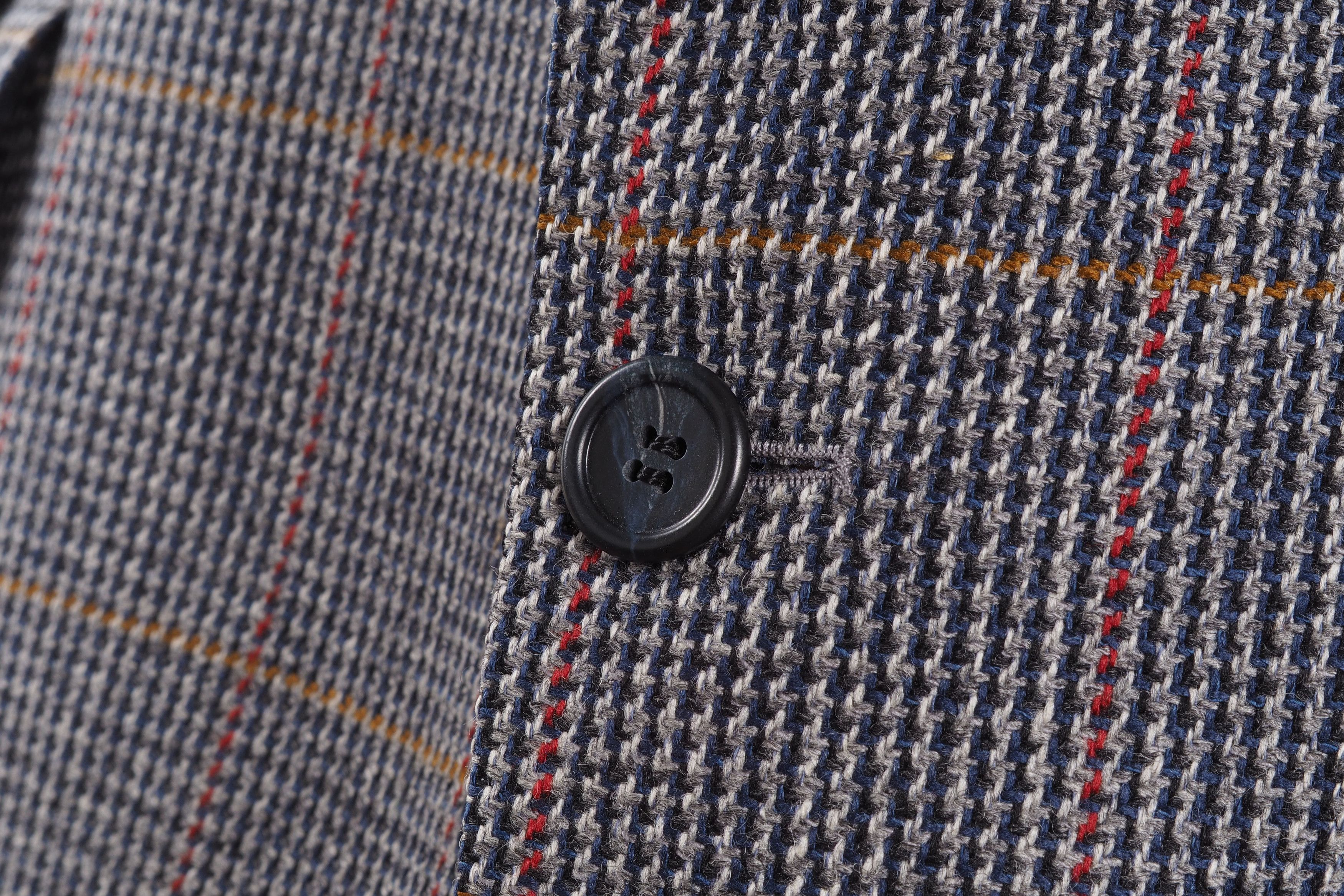 Burberry × Burberry Prorsum × Vintage Burberry Vintage Gray Plaids Blazer Sport Coat Jacket 58 48 Size 48R - 2 Thumbnail